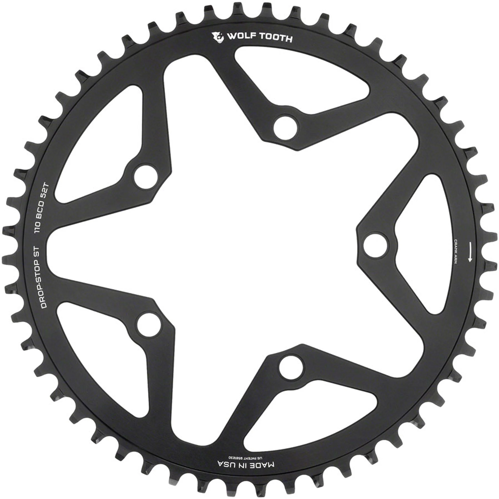 110 BCD 5-Bolt Gravel/CX/Road Chainring for 12-Speed Shimano HG+ Chain - Image 6