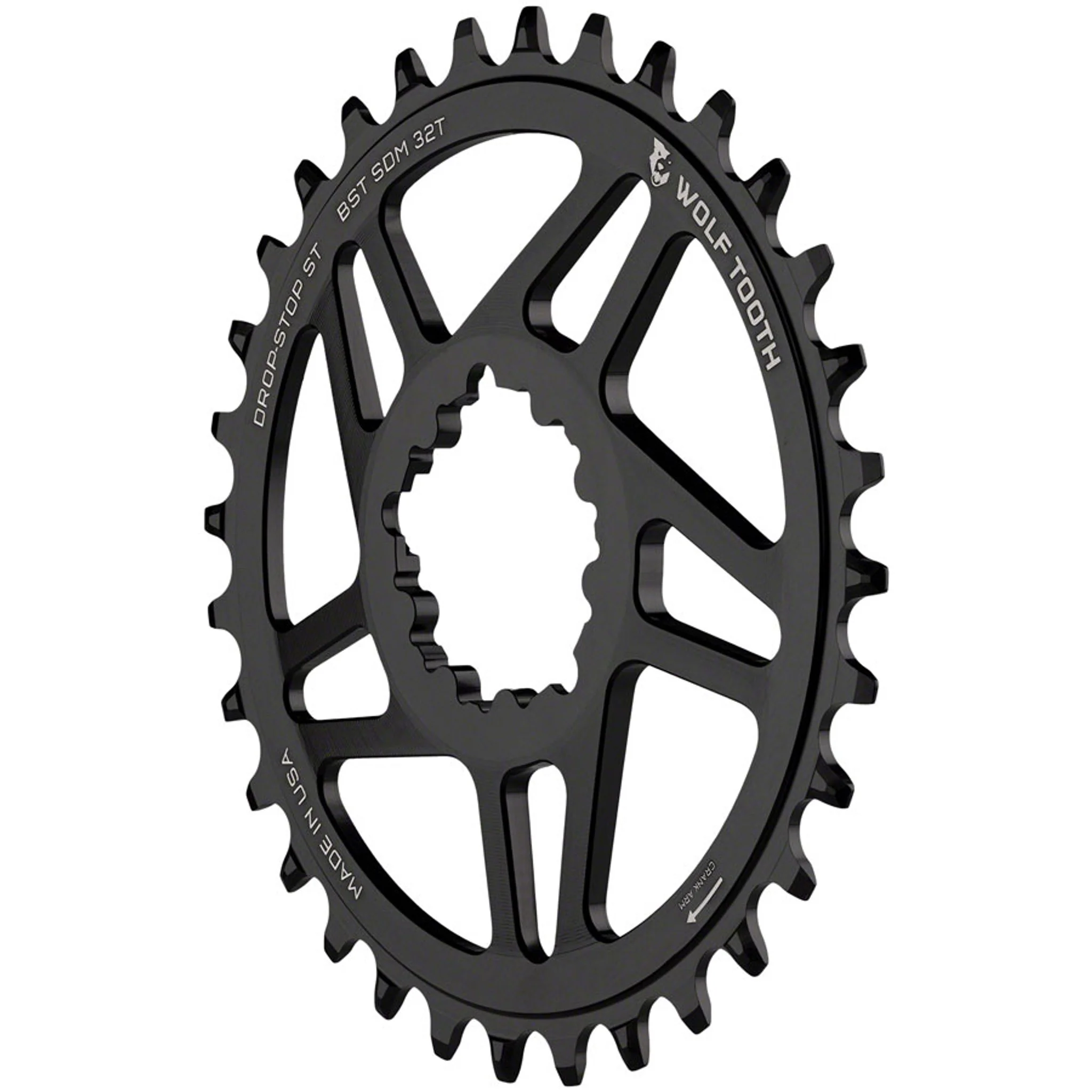 3-Bolt Direct Mount Chainring for Hyperglide+ Chain - Image 2