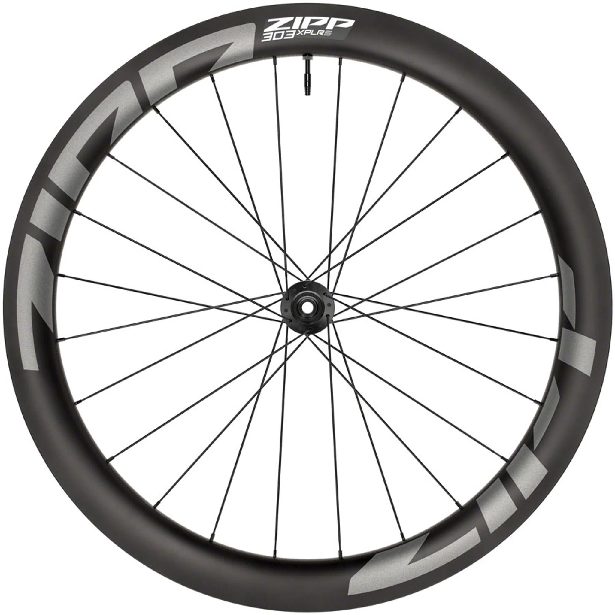 303 XPLR S Front Wheel - 700, 12 x 100mm, Center-Lock, Carbon, Black, 24H, A1