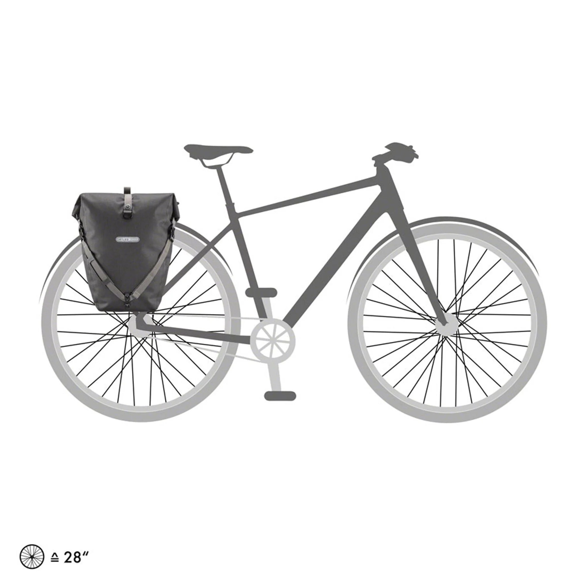 Back-Roller Urban Pannier - 20L, Each, Pepper - Image 5