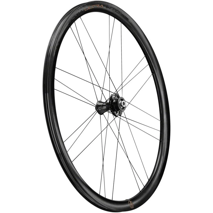 Bora Ultra WTO 33 Front Wheel - 700c, 12 x 100mm, Center-Lock, 2-Way Fit, Gray - Image 3