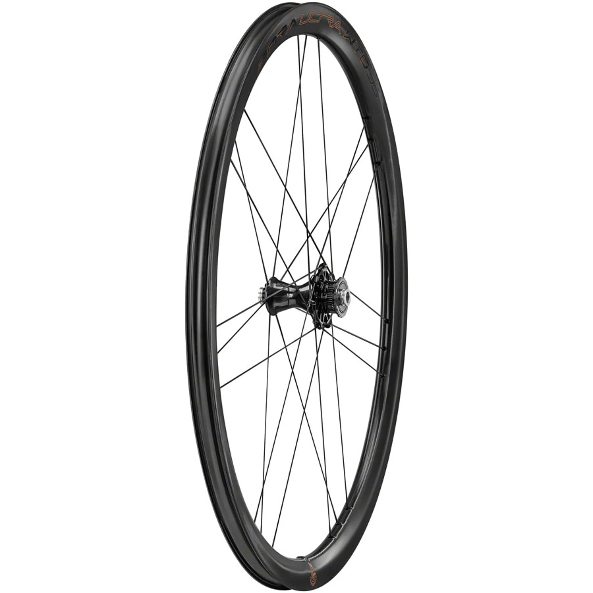 Campagnolo Bora Ultra WTO 35 C23 Front Wheel - 700c, 12 x 100mm, Center-Lock, 2-Way Fit, Carbon - Image 2