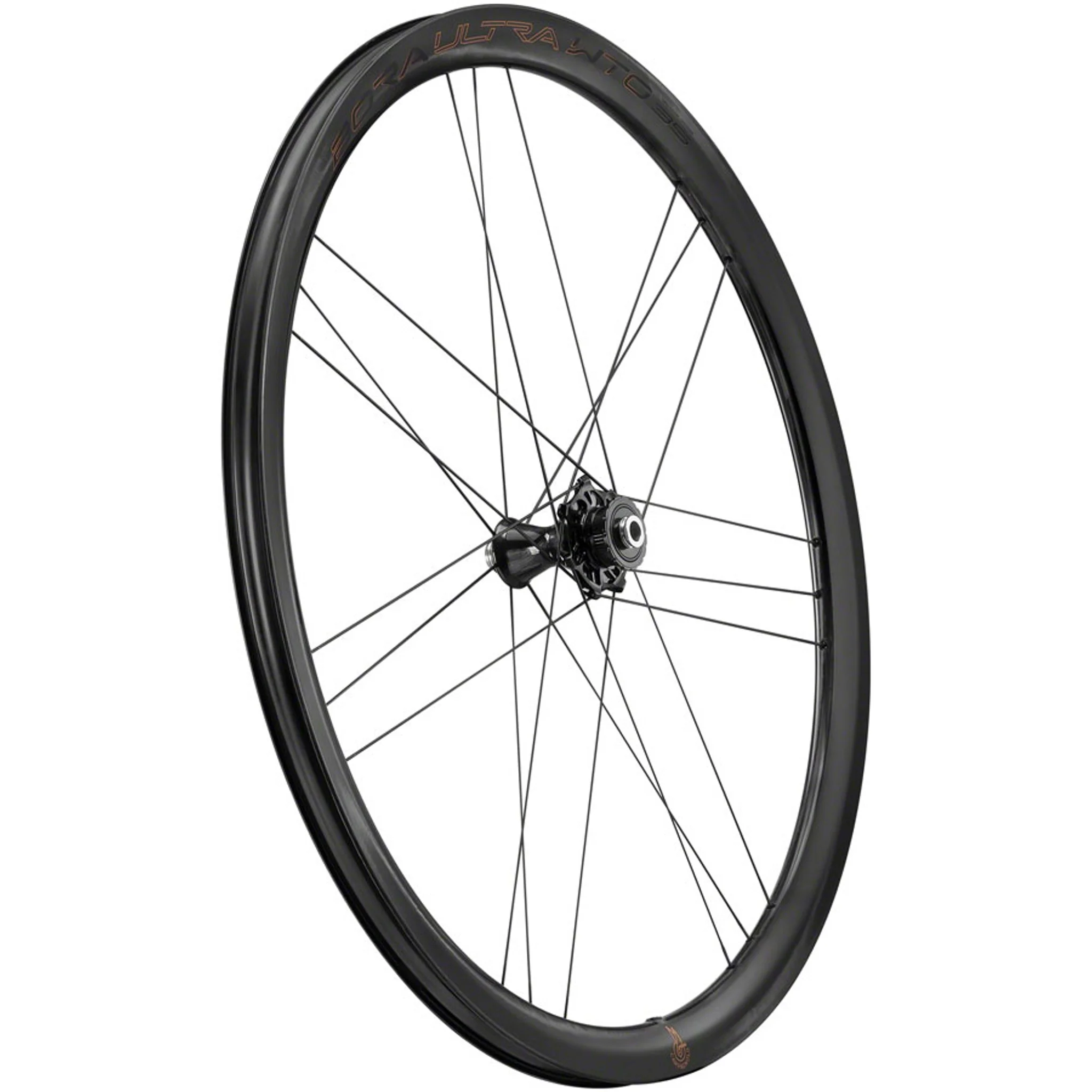 Campagnolo Bora Ultra WTO 35 C23 Front Wheel - 700c, 12 x 100mm, Center-Lock, 2-Way Fit, Carbon - Image 3