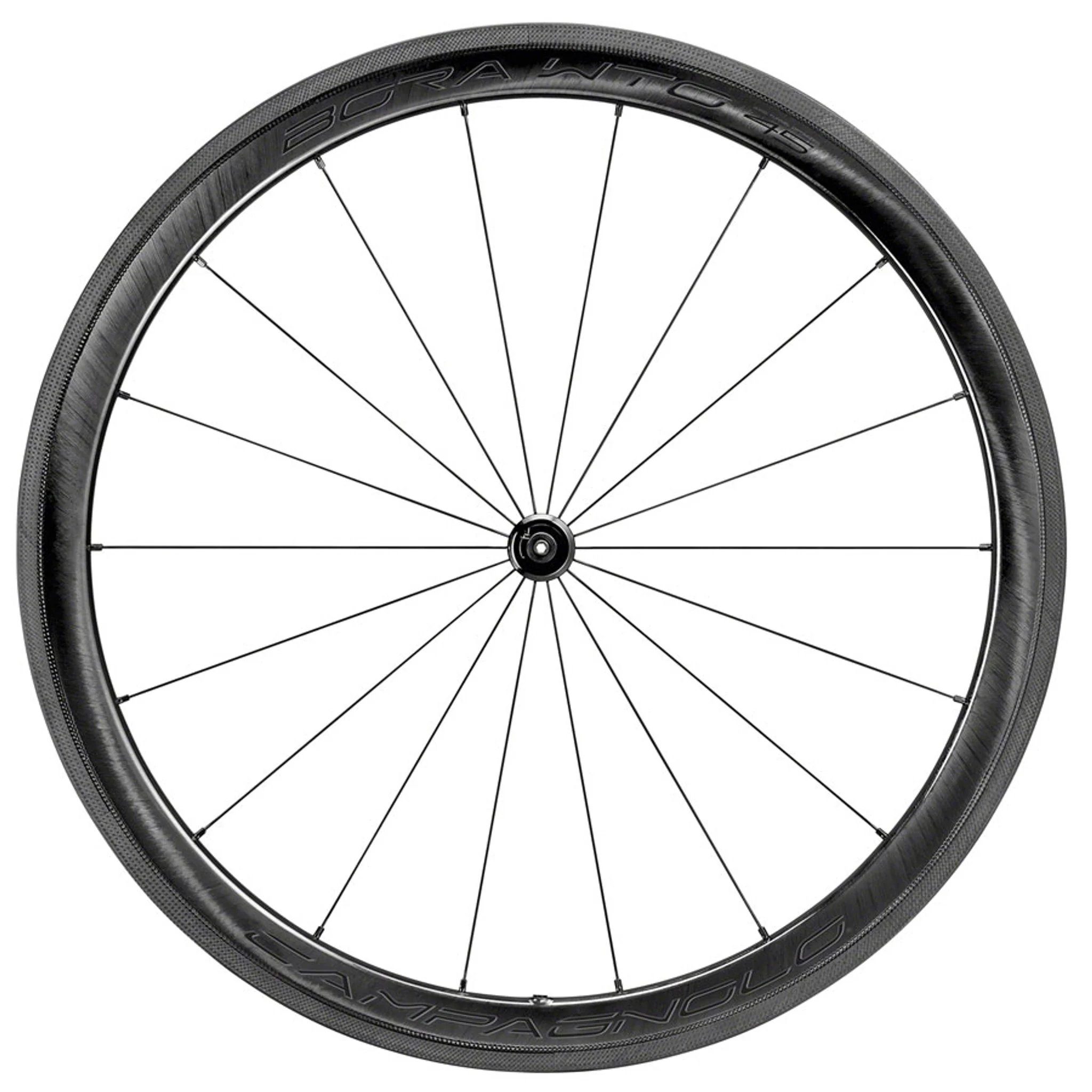 Bora WTO 45 Front Wheel - 700c, QR x 100mm, Rim Brake, 2-Way Fit, Dark Label