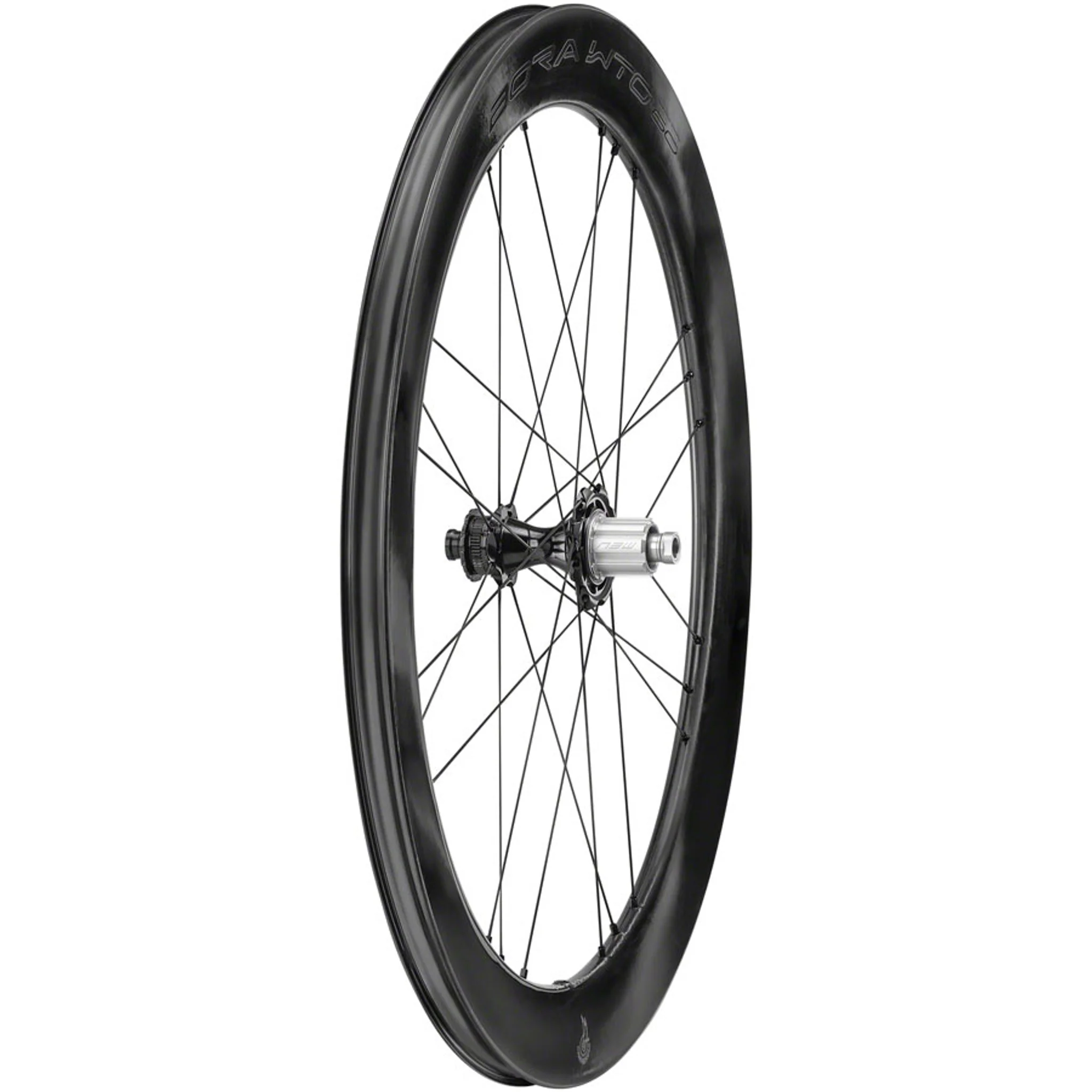 Campagnolo BORA WTO 60 C23 Rear Wheel - 700, 12 x 142mm, Center-Lock, N3W, 2-Way Fit, Carbon - Image 2