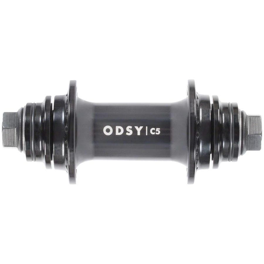 C5 Hub - Front, 36H, 3/8", Black