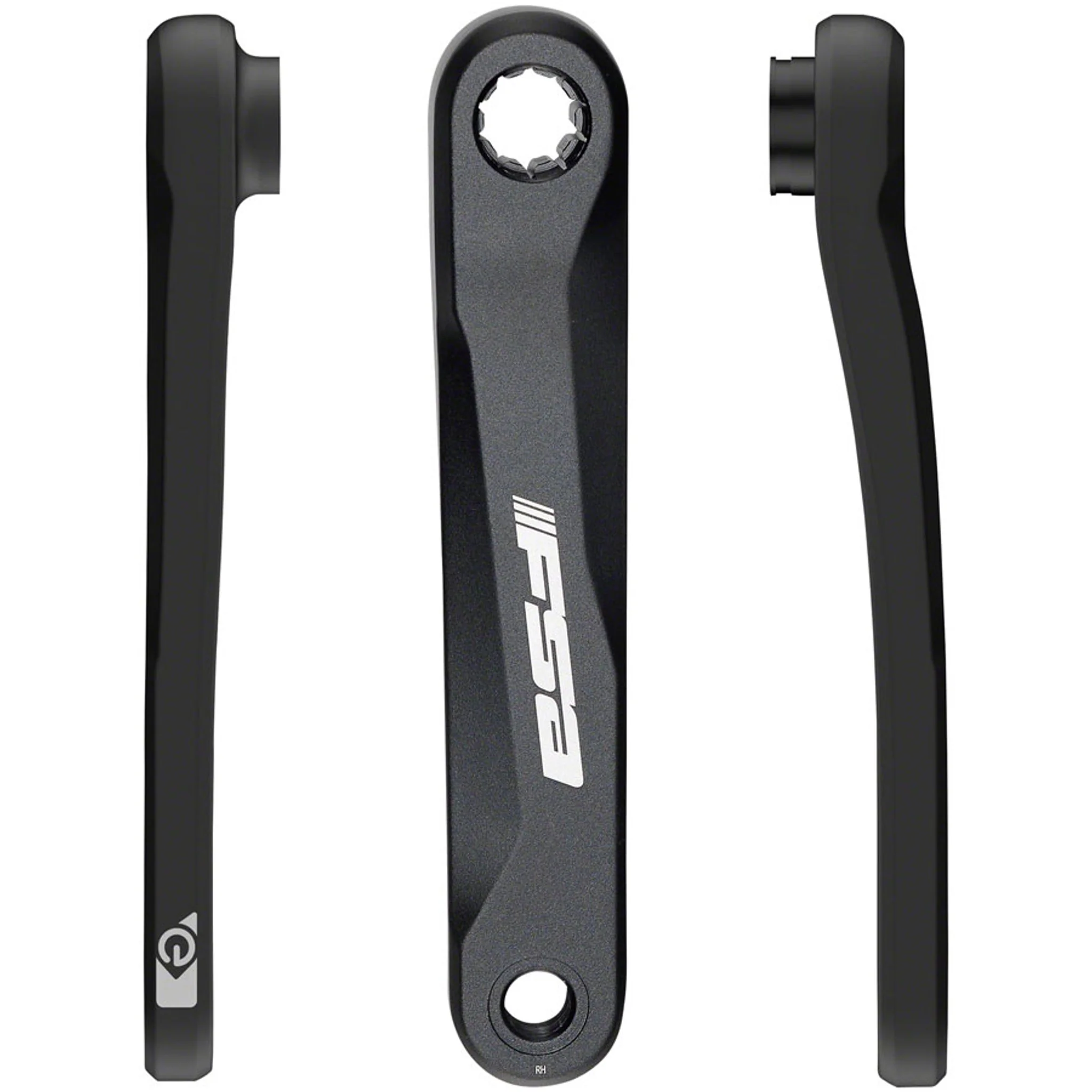 CK-746 Ebike Crank Arm Set - BROSE ISIS. 170mm without bolts, Black