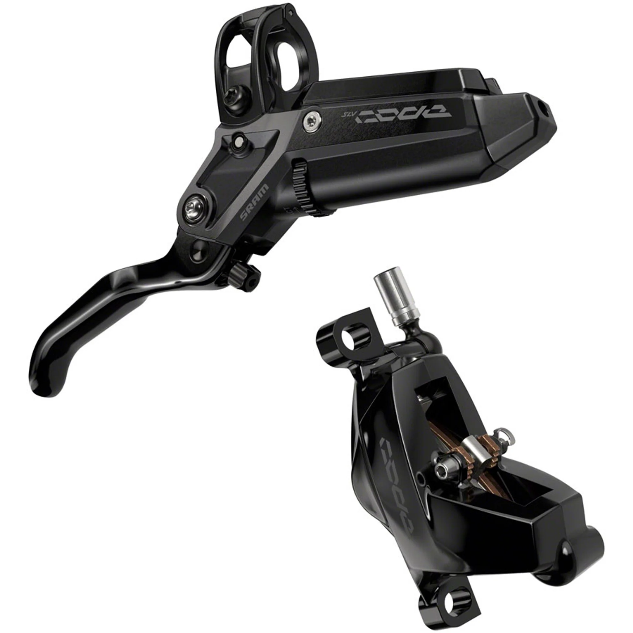 Code Silver Stealth 4-Piston Disc Brake and Lever - Image 6