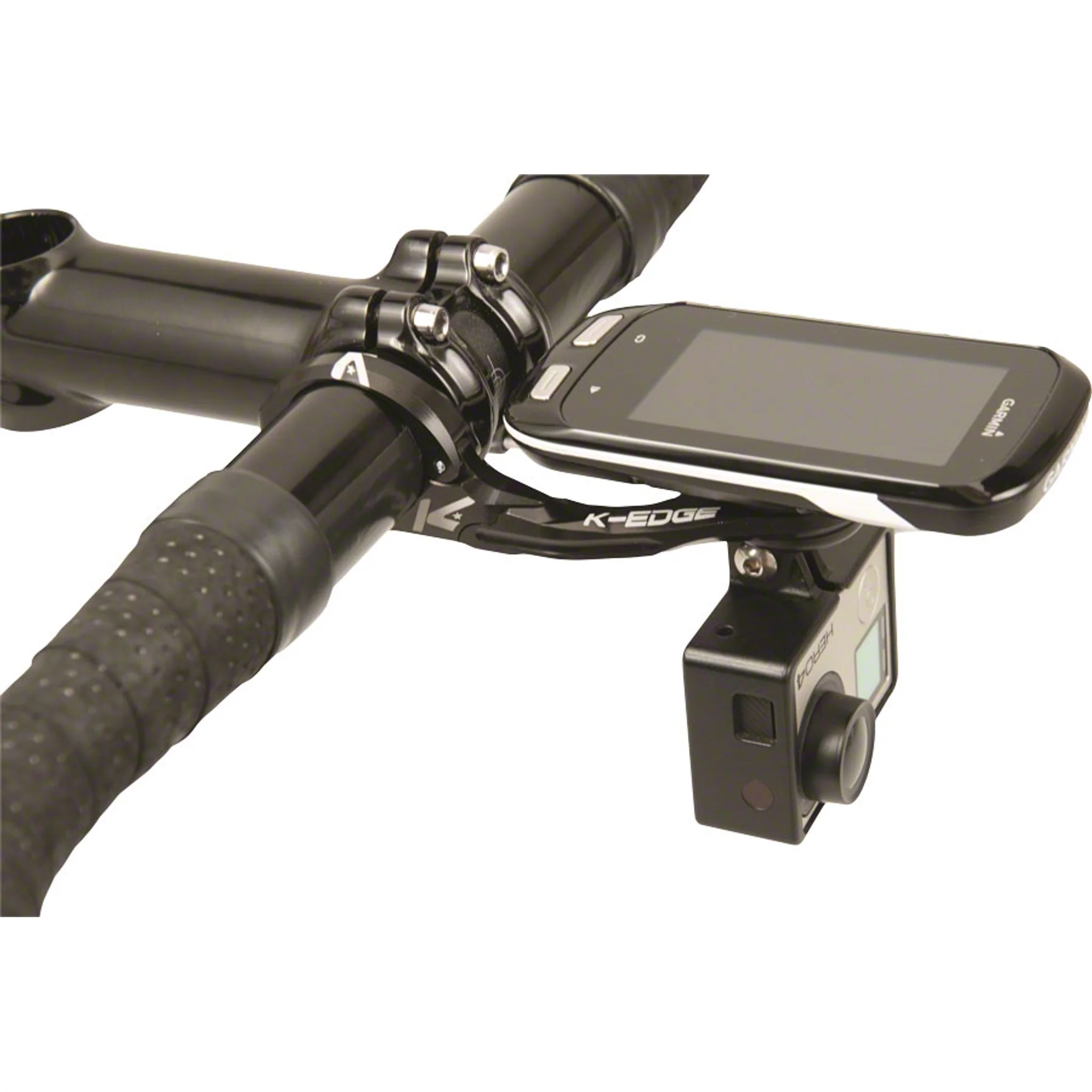 K-EDGE Combo Mount Adapter for Universal Action Camera and Light - compatible with K-EDGE Garmin, Garmin XL, and Wahoo Mounts - Image 2