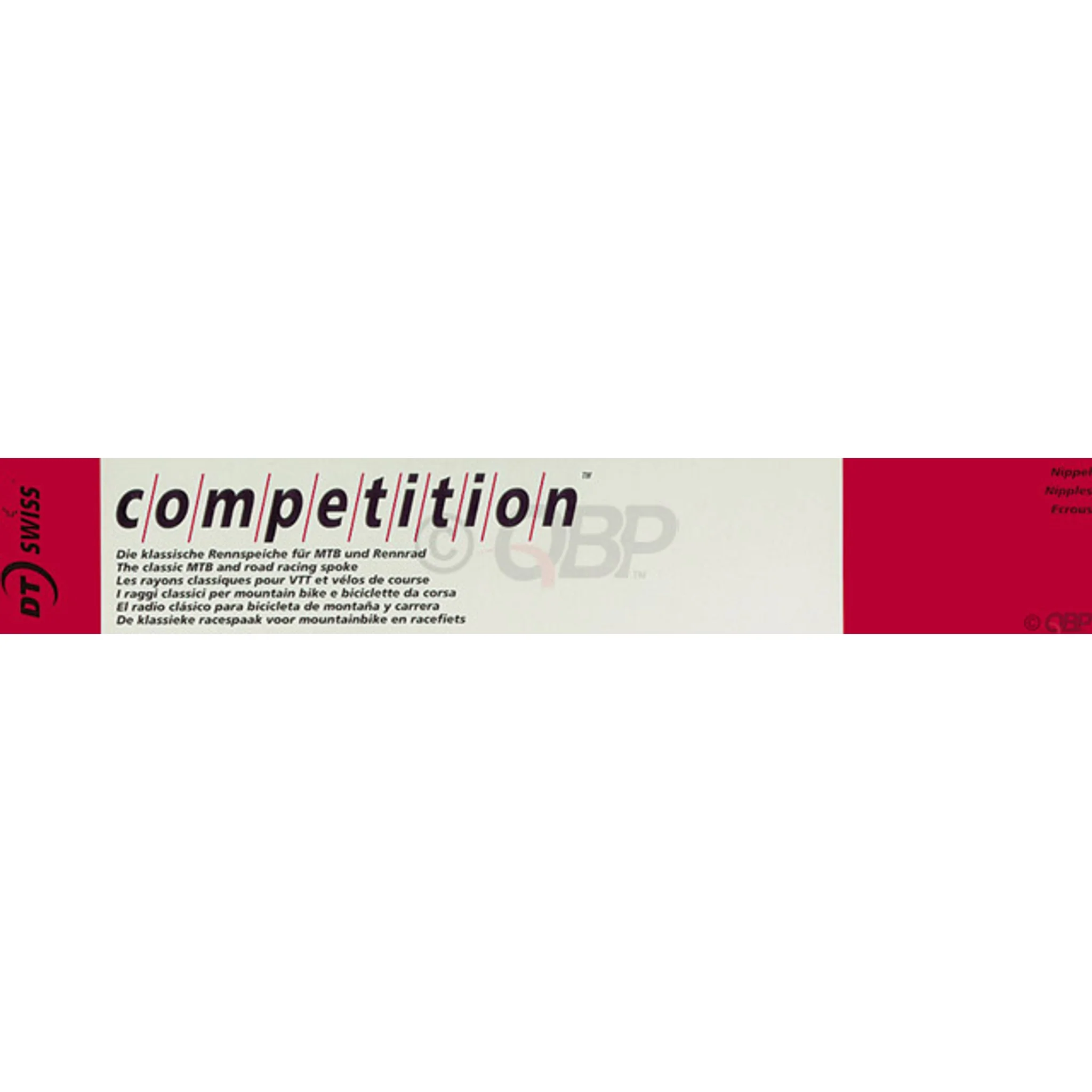 Competition Silver Spokes Box of 100