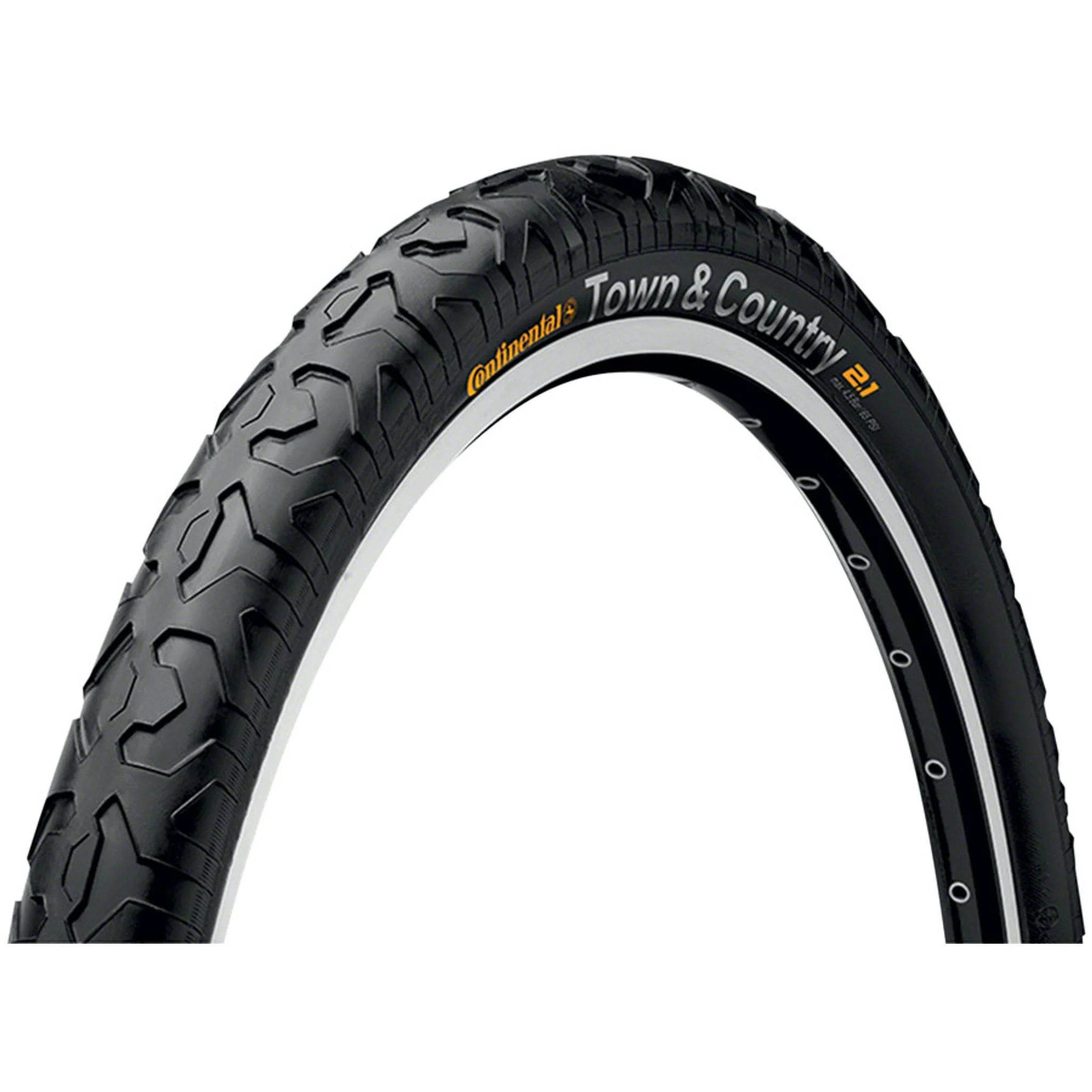 Town and Country Tire - 26 x 2.10, Clincher, Wire, Black