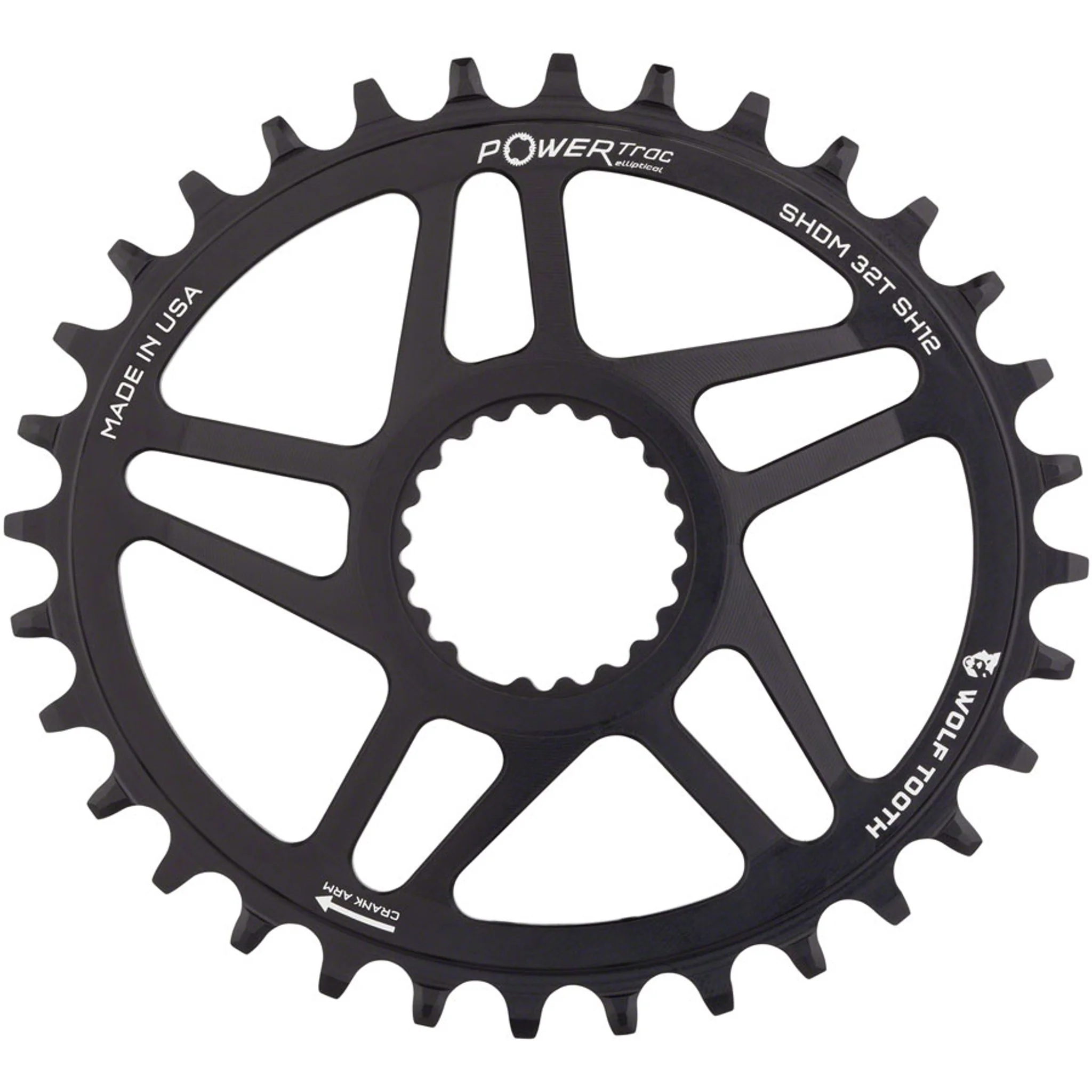 Elliptical Shimano Hyperglide+ Direct Mount Chainrings - Image 2