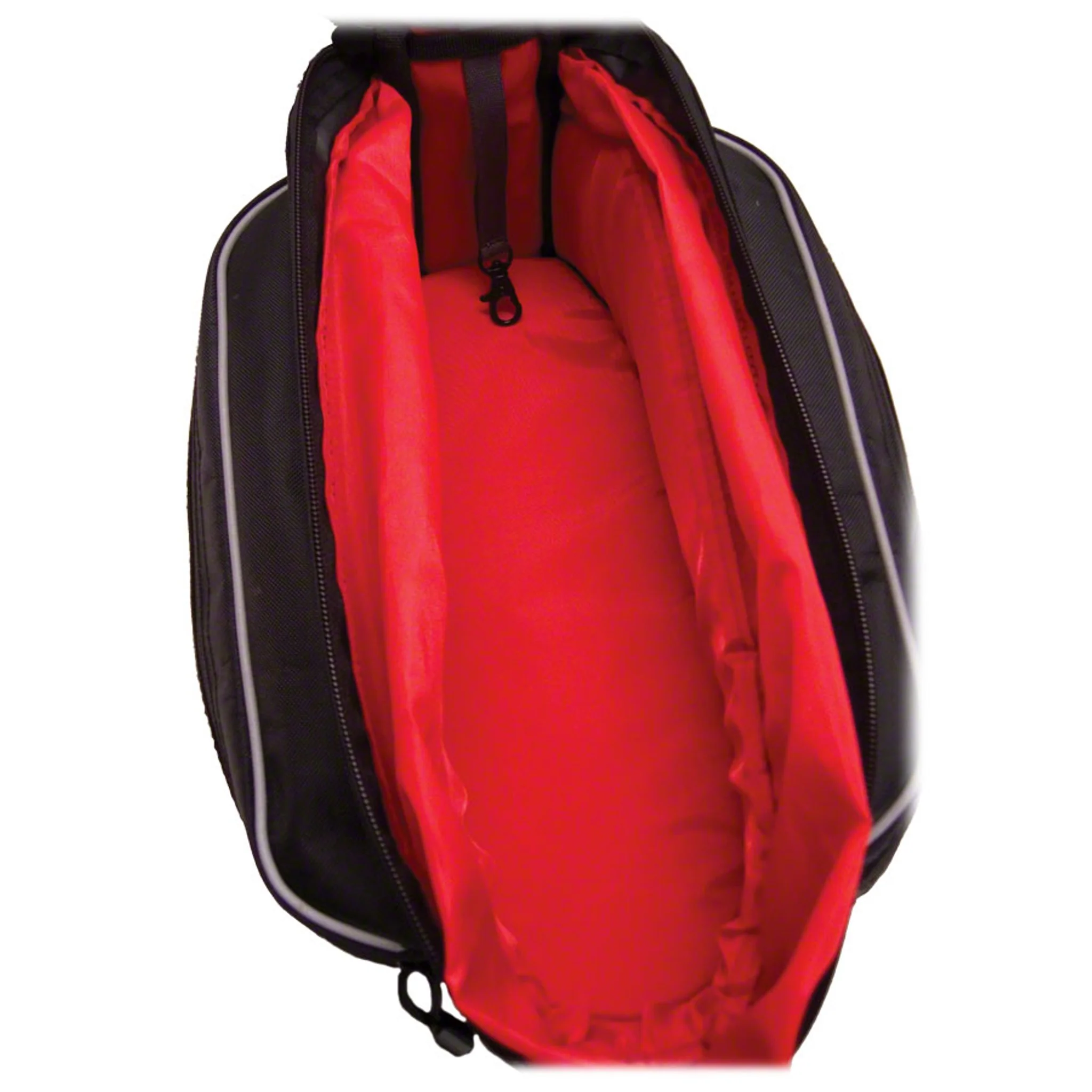 Banjo Brothers Expanding Rack Top Bag: Black - Image 4