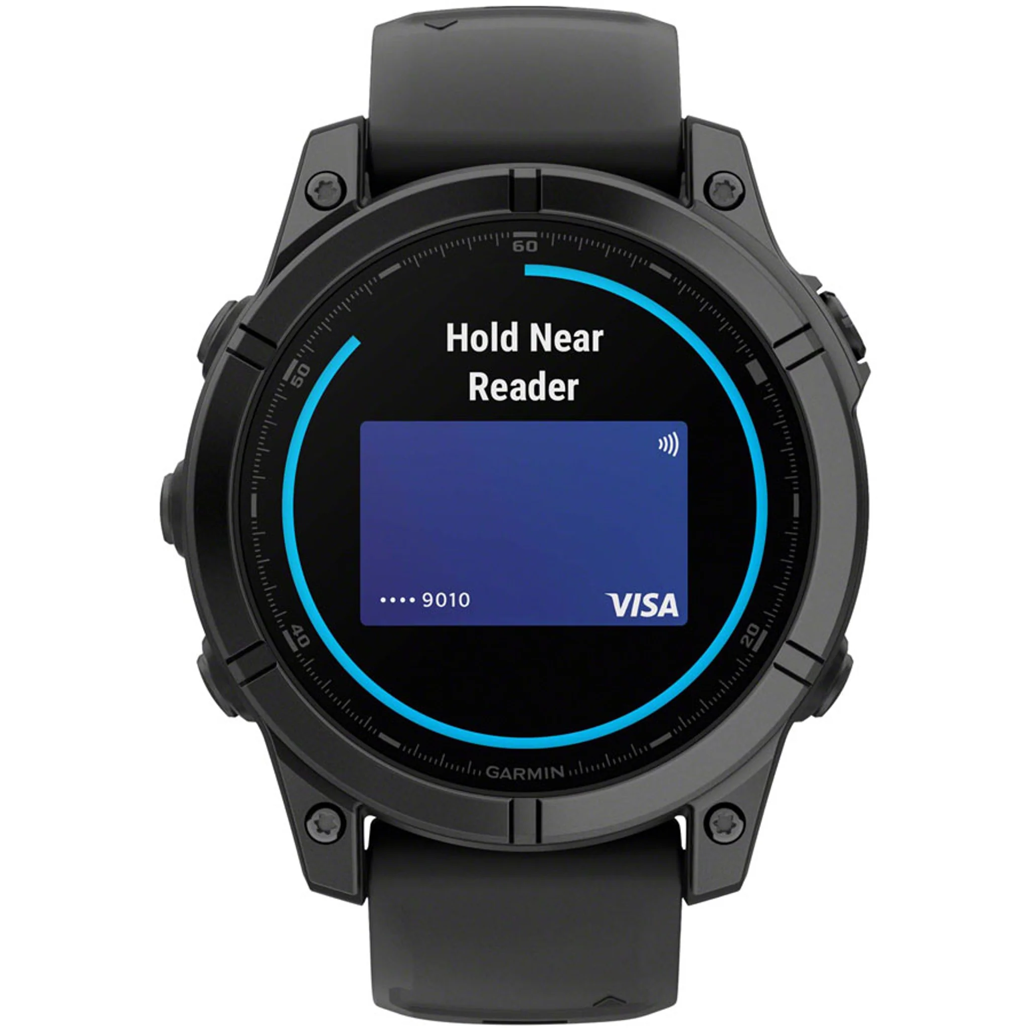 fenix E Smartwatch - 47mm, AMOLED, Slate Gray Steel with Black Silicone Band - Image 10