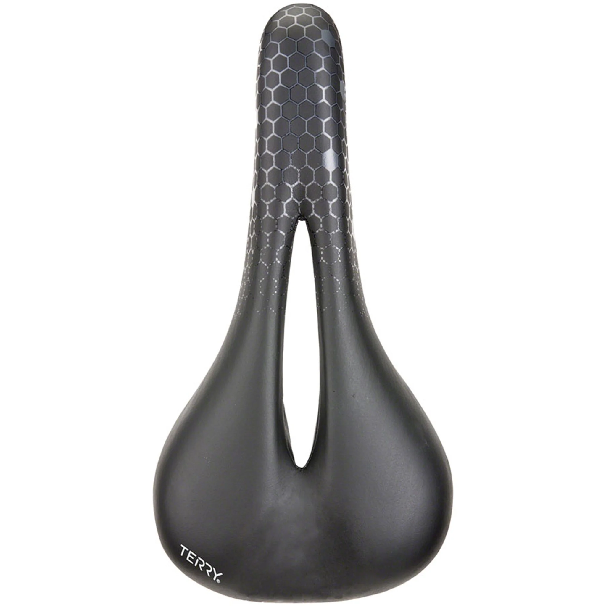 Fly Ti Gel Saddle - Titanium, Black/Gray, Men's - Image 2