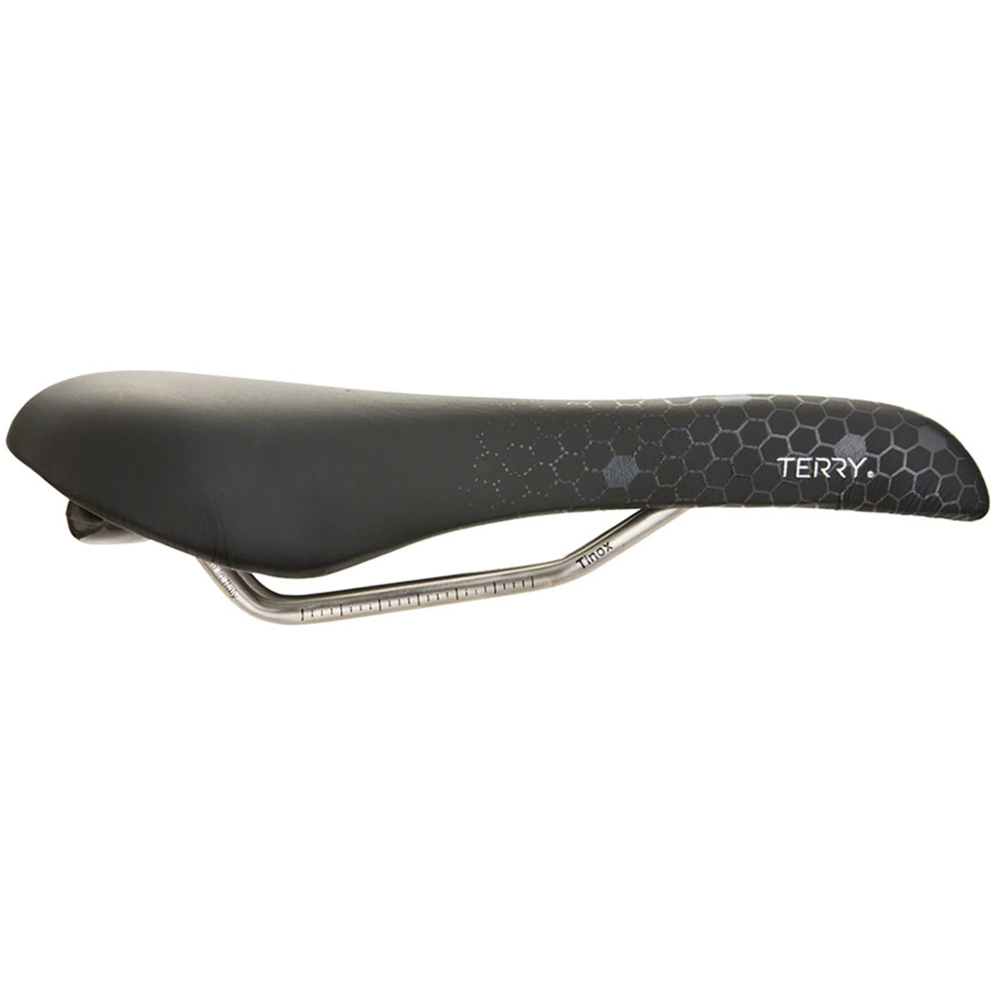 Fly Ti Gel Saddle - Titanium, Black/Gray, Men's - Image 4
