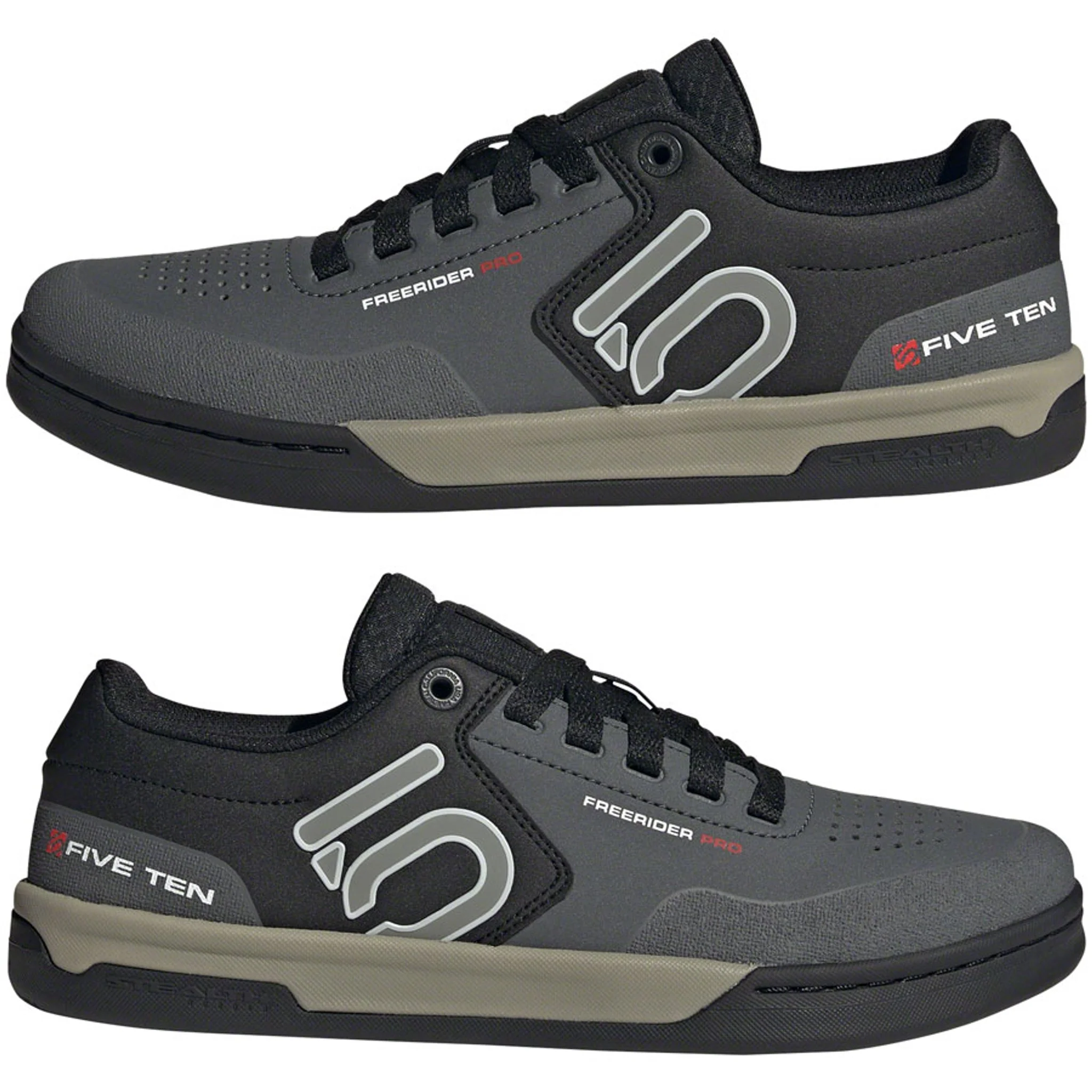 Freerider Pro Flat Shoes - Men's, Gray Six/Silver Pebble/Core Black - Image 3