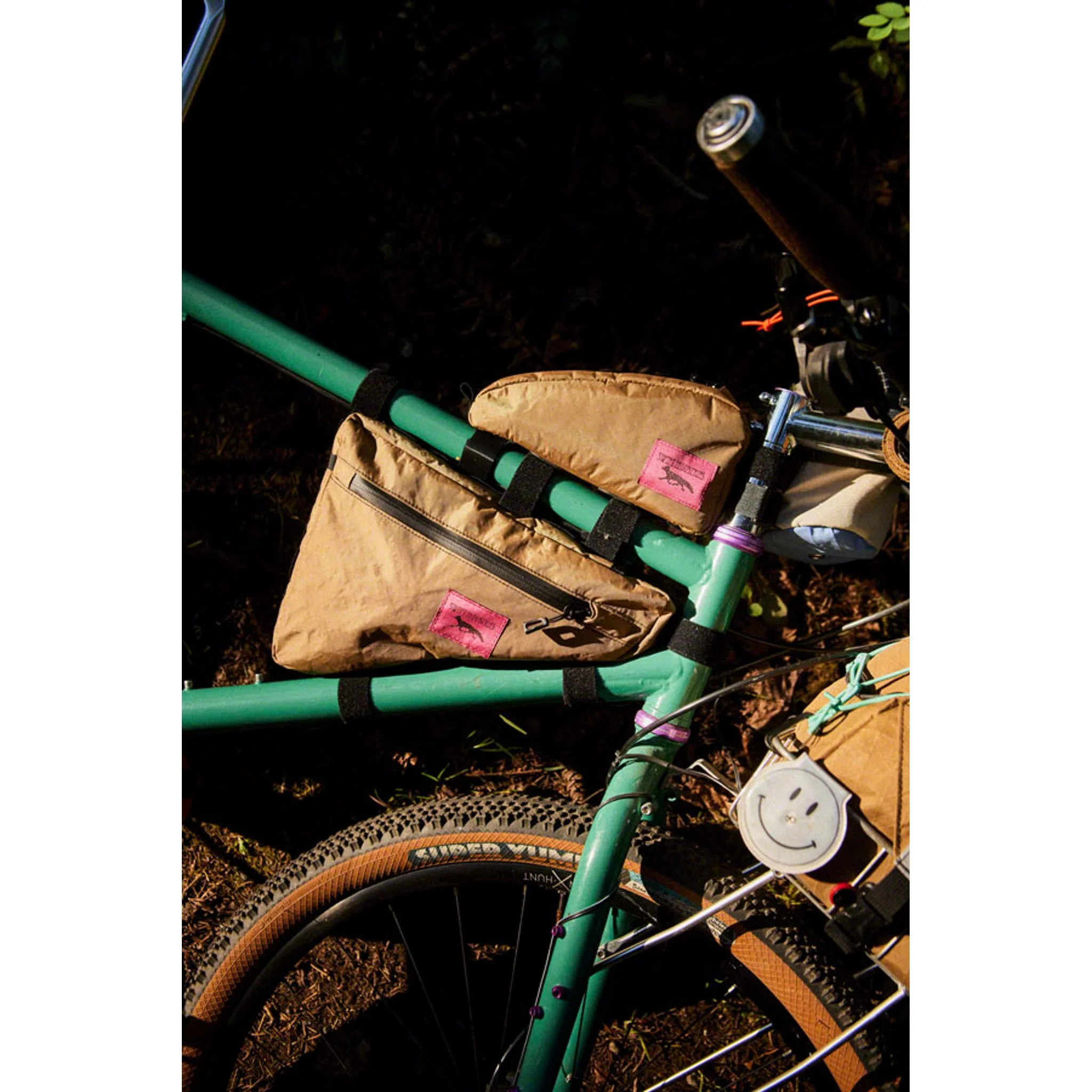 Giddy Up Wedge Frame Bag - Coyote - Image 7