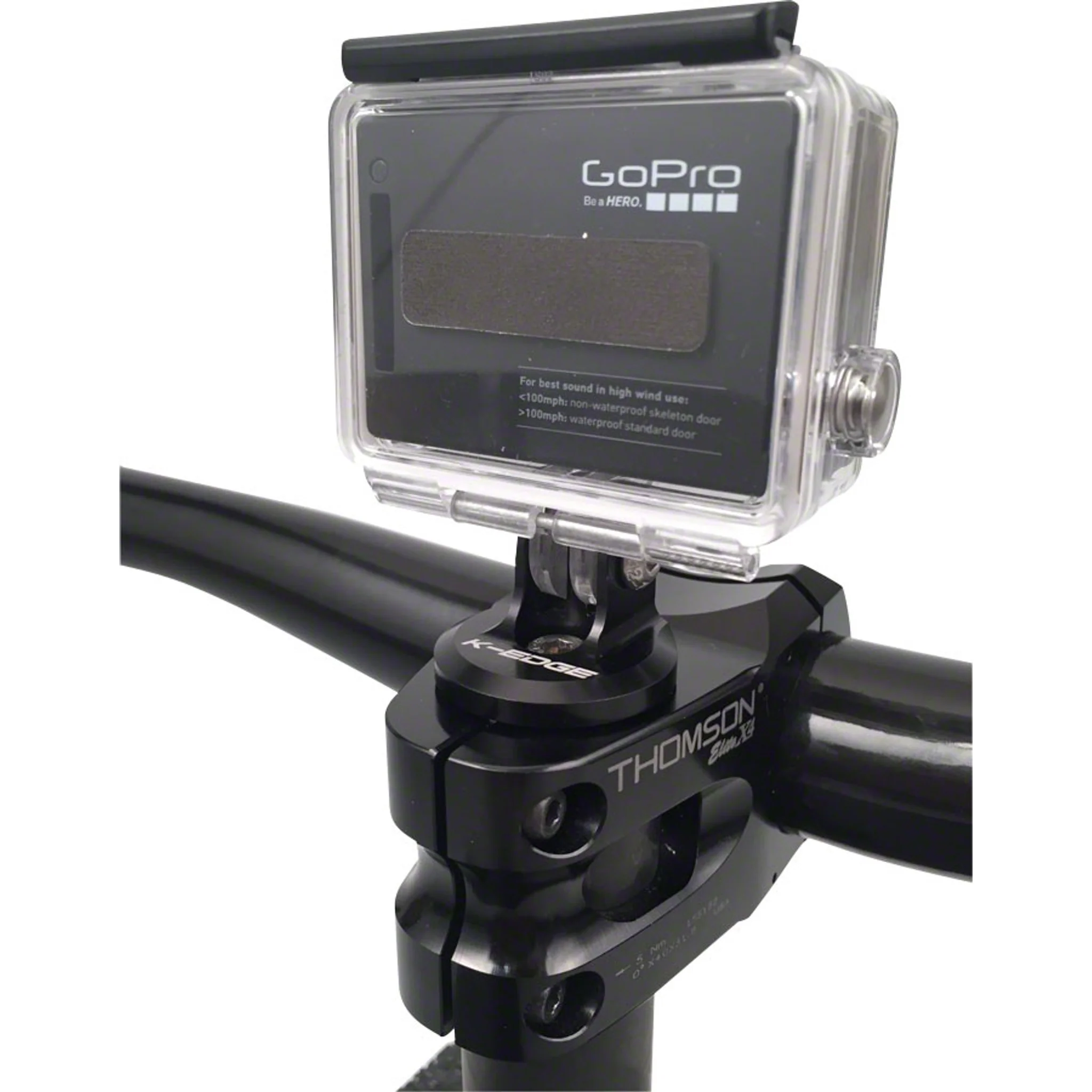 K-EDGE Go Big GoPro Top Cap Mount, Black - Image 2