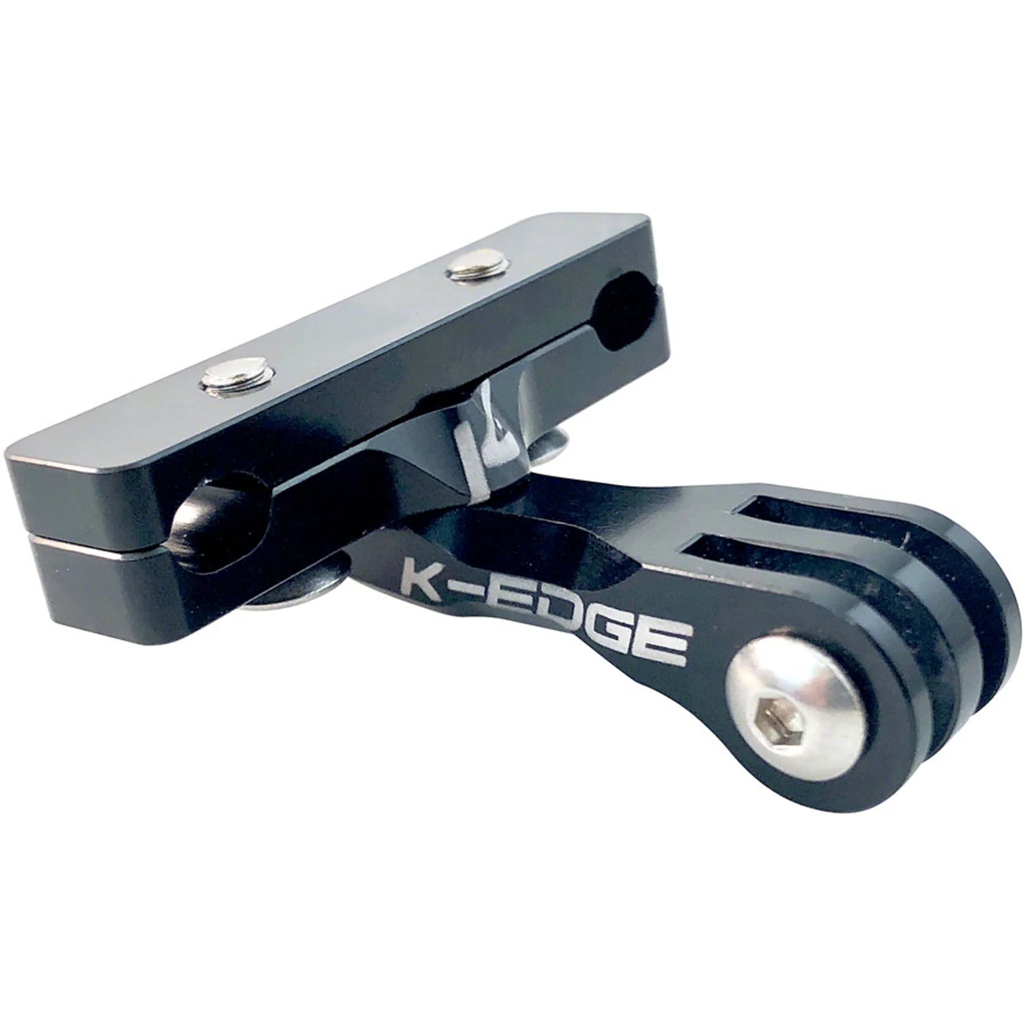 Go BIG Pro Saddle Rail Camera Mount for GoPro, Garmin, and Shimano, Black