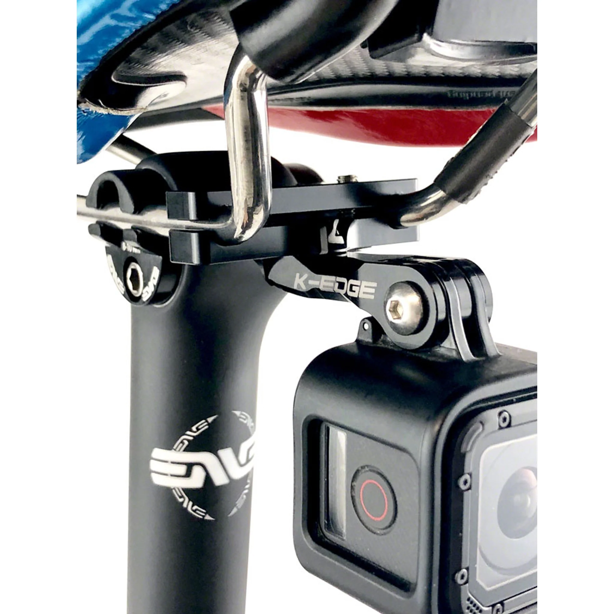 Go BIG Pro Saddle Rail Camera Mount for GoPro, Garmin, and Shimano, Black - Image 3