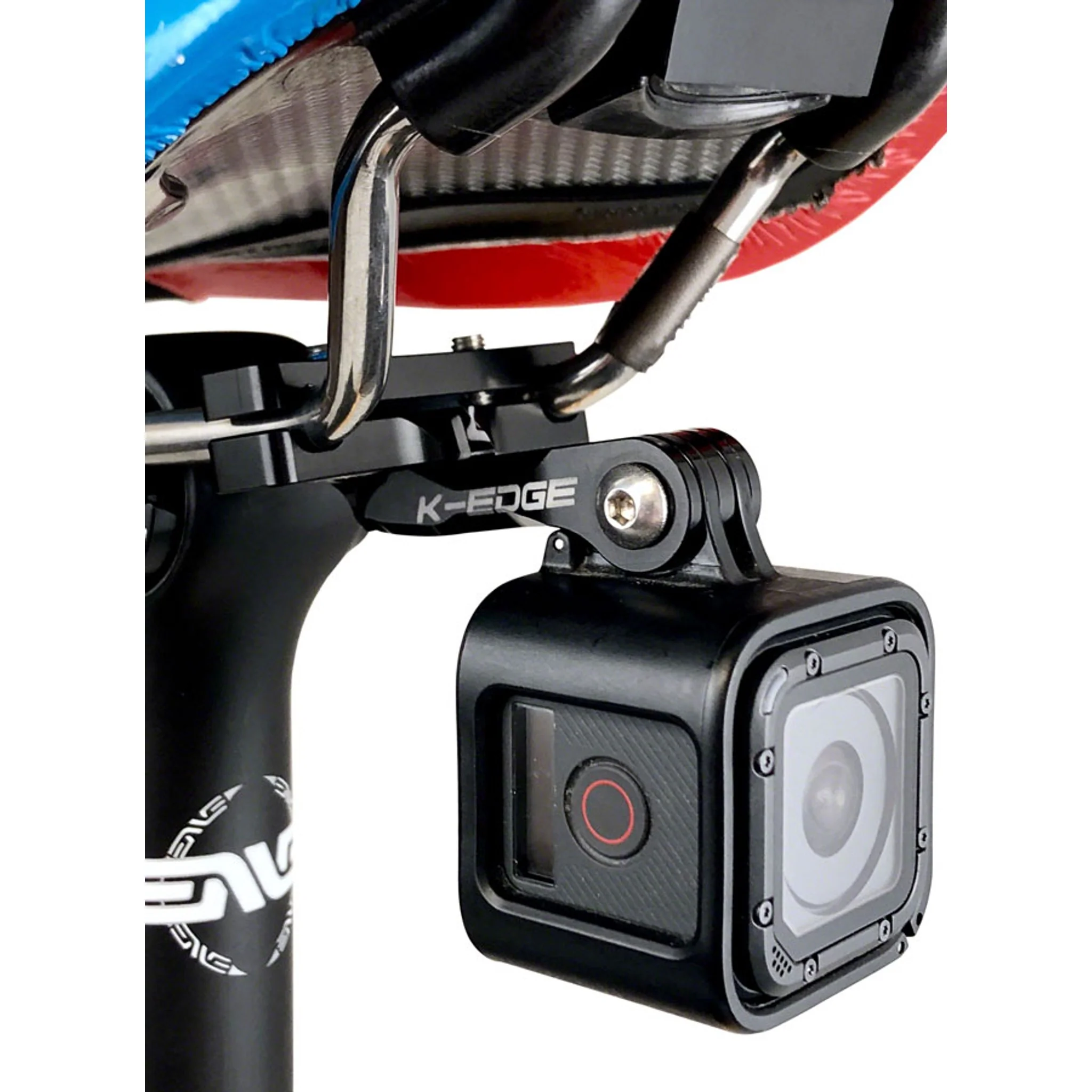 Go BIG Pro Saddle Rail Camera Mount for GoPro, Garmin, and Shimano, Black - Image 4