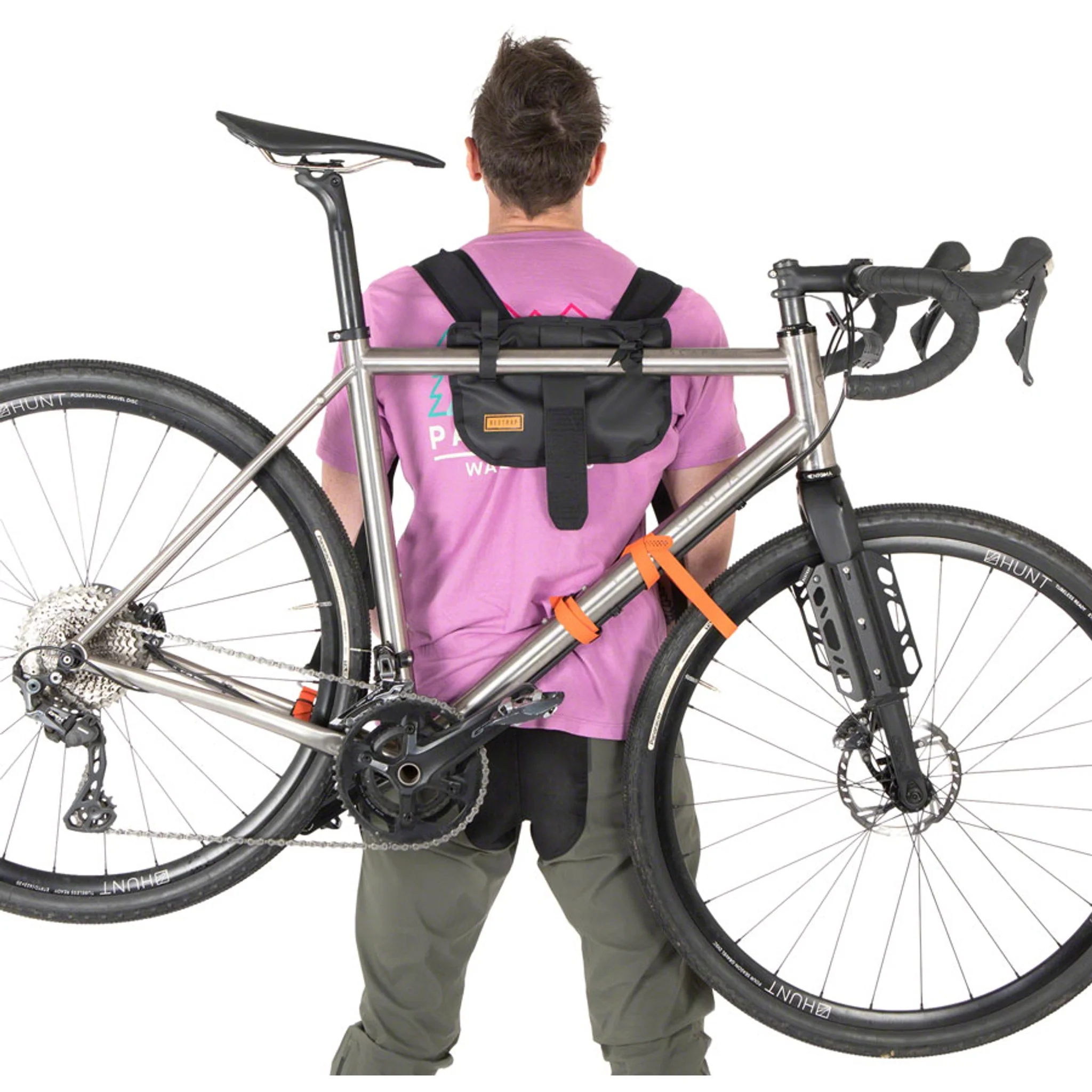 Hike A Bike Stowable Carrying Harness - Black