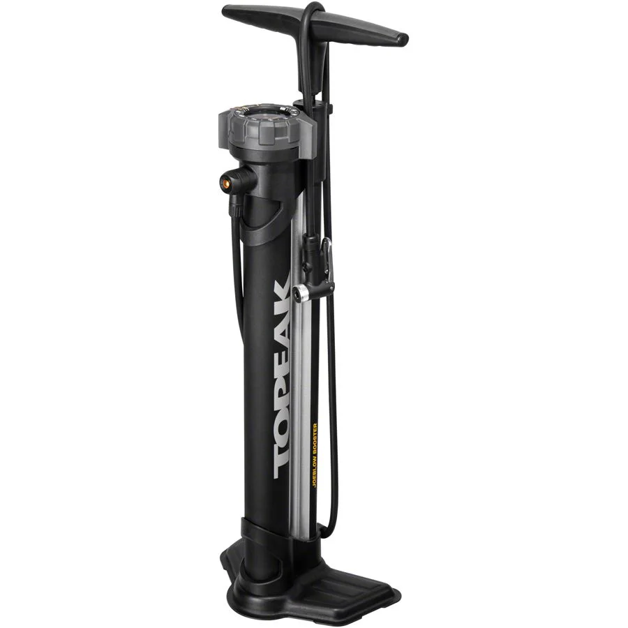 JoeBlow Booster Floor Pump - 160psi / 11bar, SmartHead DX3, Black/Gray
