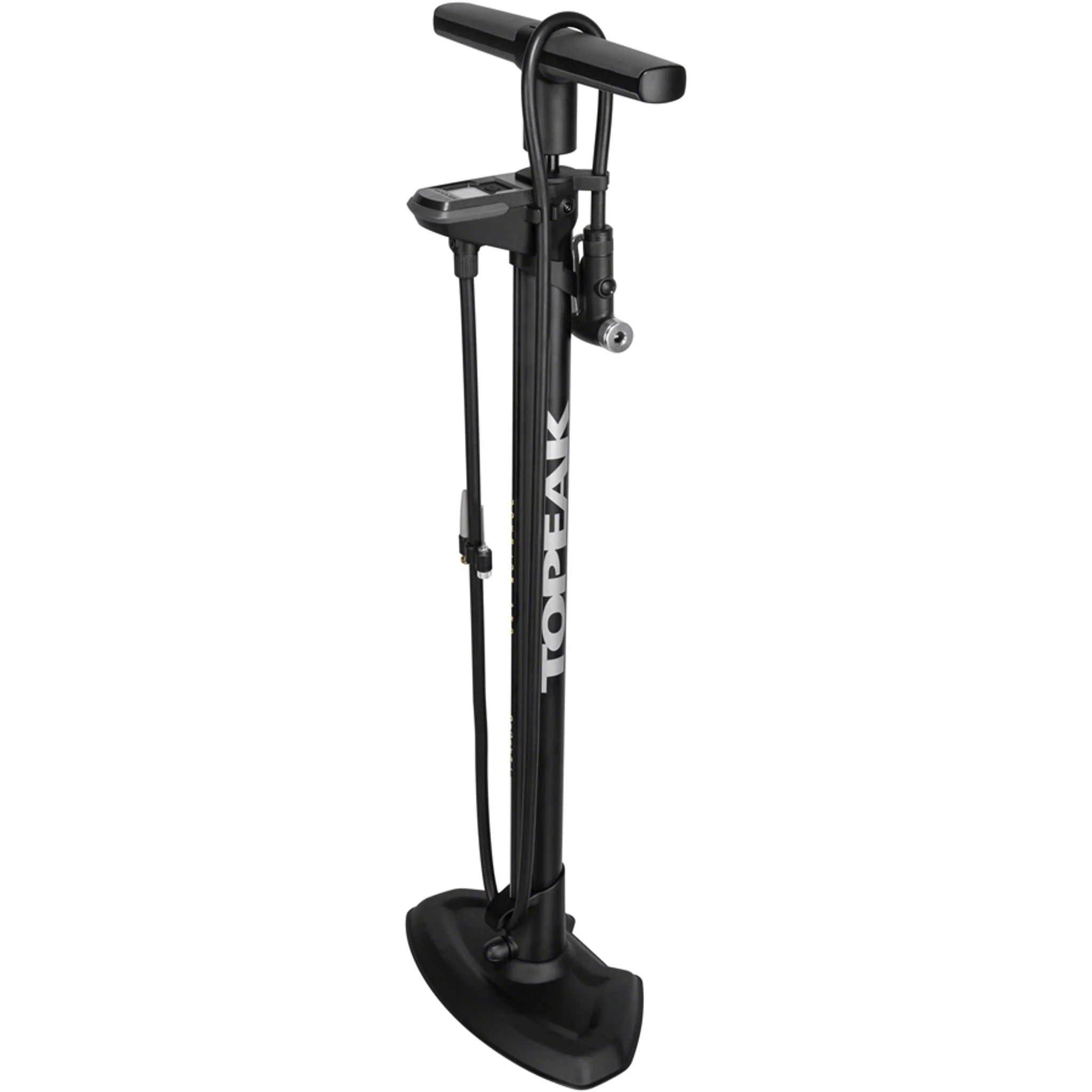 JoeBlow Pro Digital Floor Pump - 200psi / 13.8bar Digital Gauge, SmartHead DX3, Air Release Button, Black/Yellow - Image 2