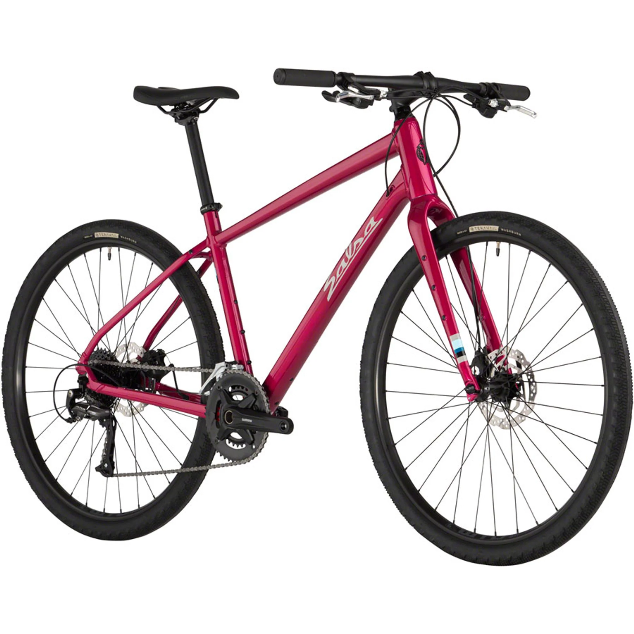 Journeyer Flat Bar Altus 650 Bike - Red - Image 2