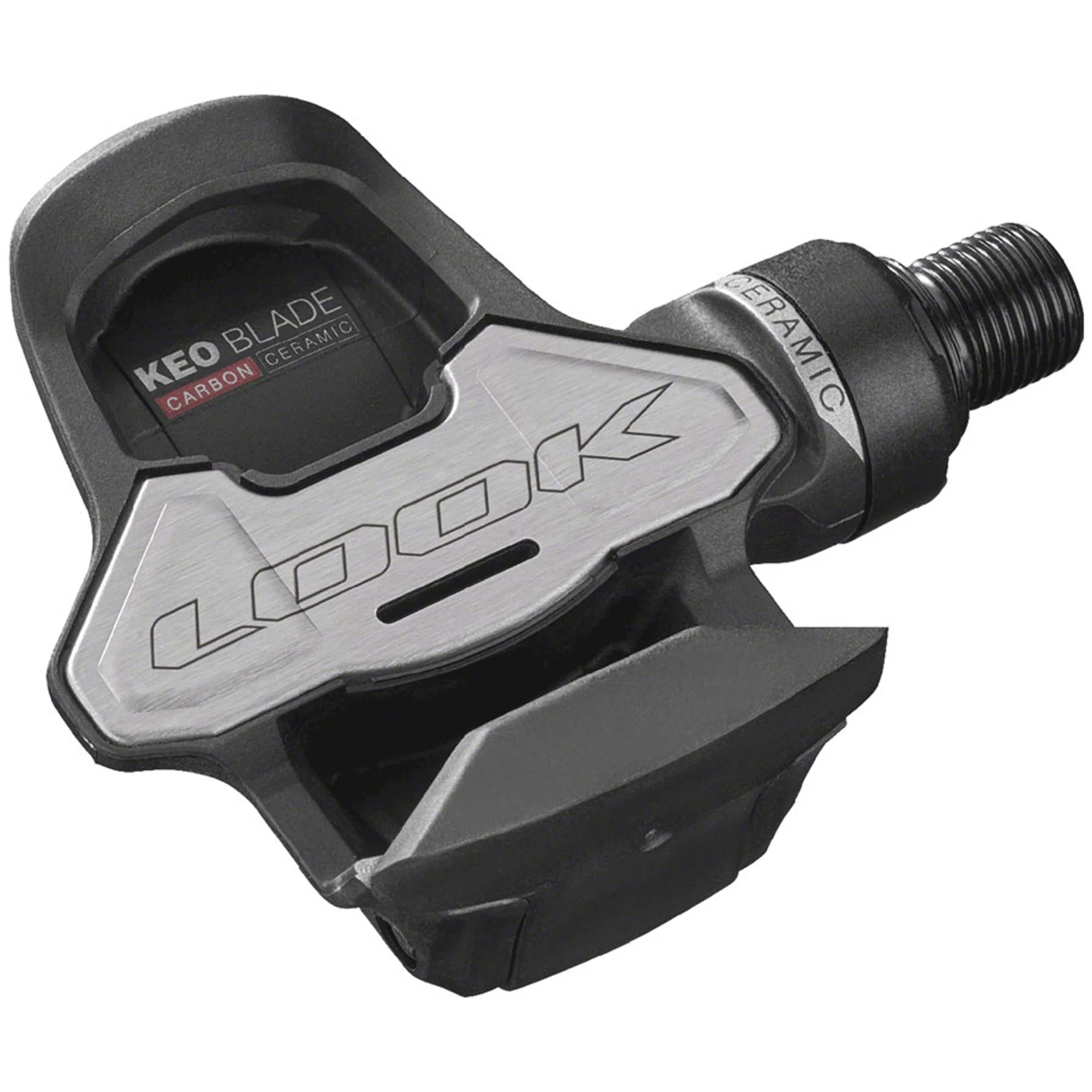 KEO BLADE CARBON CERAMIC Pedals - Single Sided Clipless, Chromoly, 9/16", Black