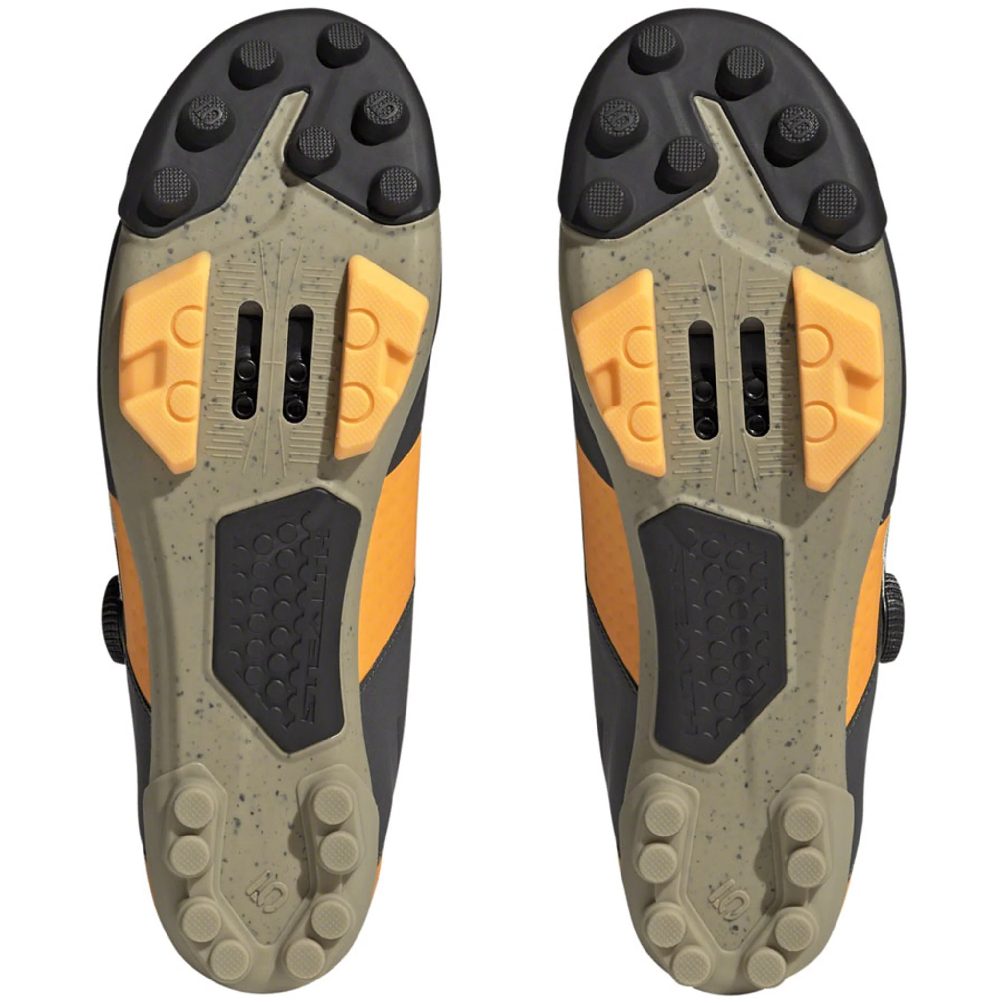 Kestrel Boa Mountain Clipless Shoes - Men's, Core Black/Ftwr White/Impact Orange - Image 4