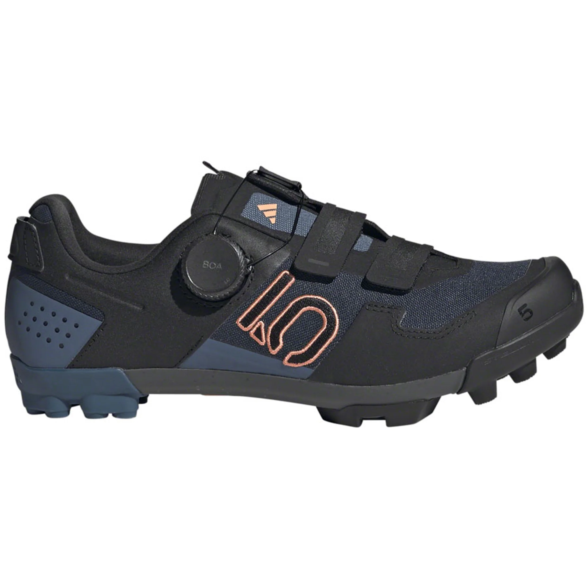 Kestrel Boa Mountain Clipless Shoes - Women's, Legend Ink/Core Black/Coral Fusion - Image 6