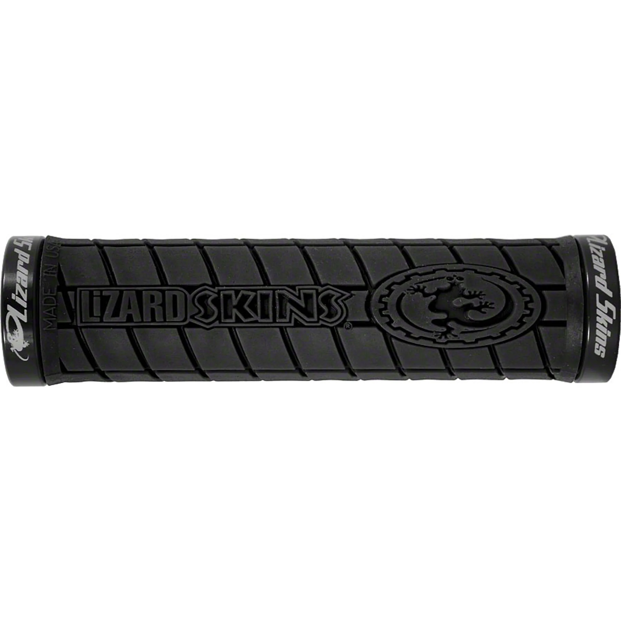 Lizard Skins Logo Grips - Black, Lock-On