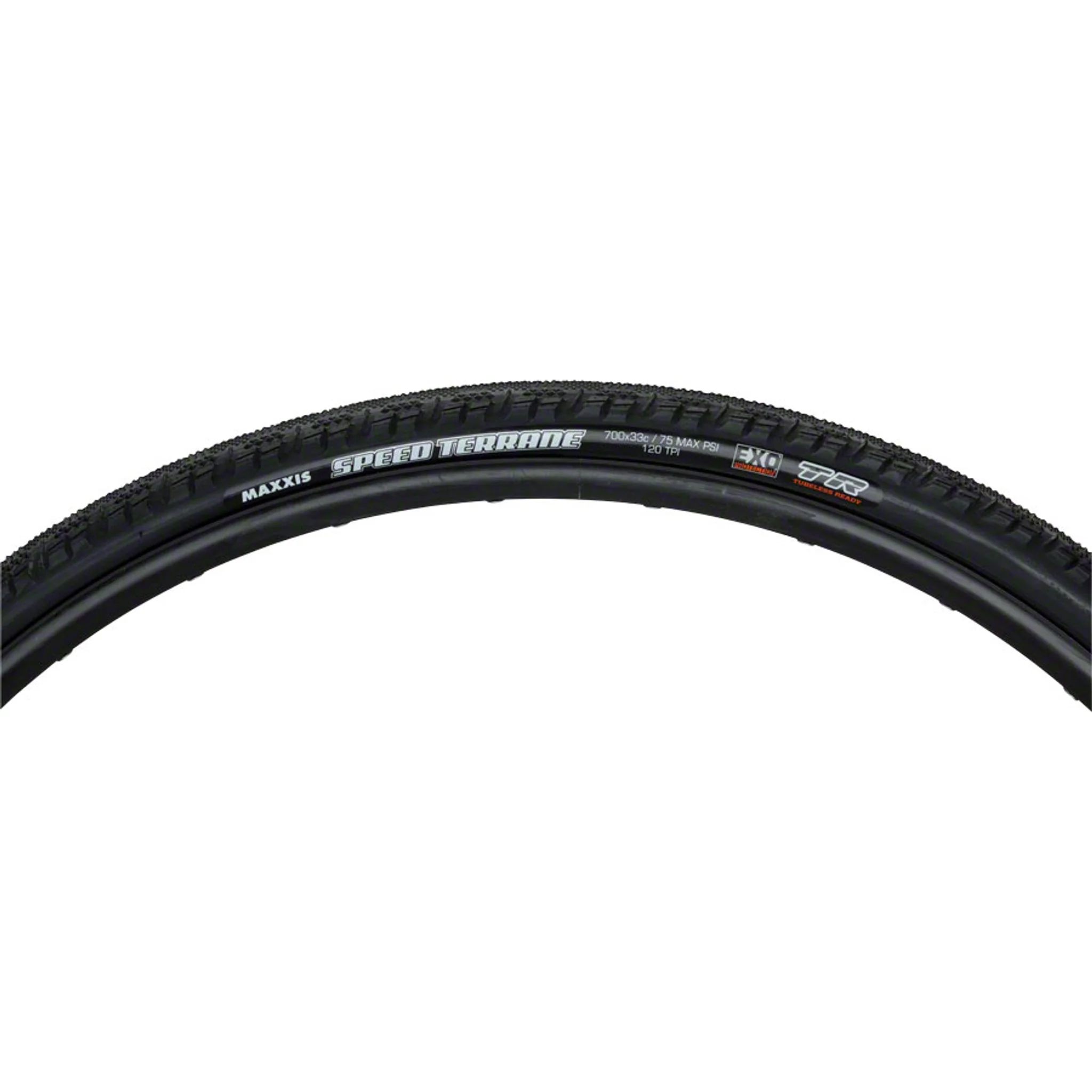 Speed Terrane Tire - 700 x 33, Tubeless, Folding, Black, Dual, EXO