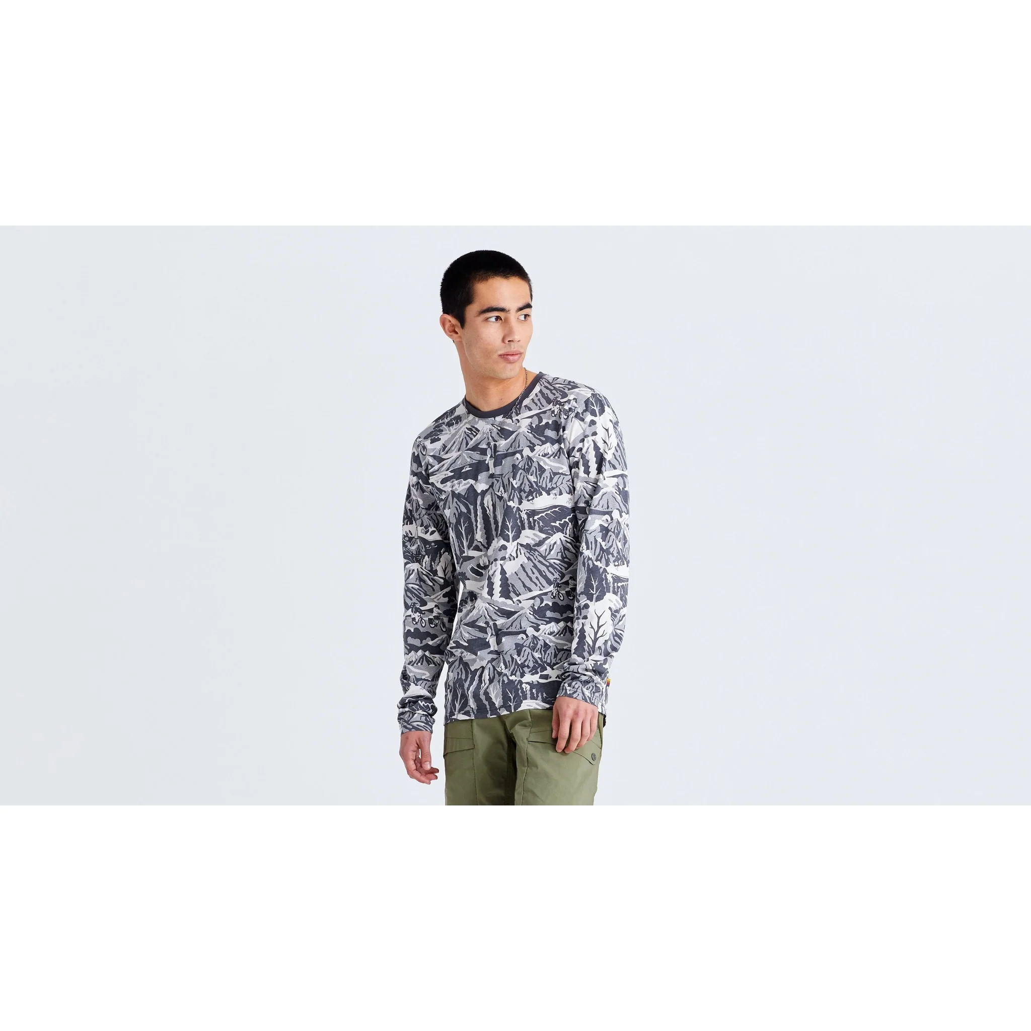Men's Specialized/Fjällräven Cotton Caliswe Long Sleeve Tee - Image 3