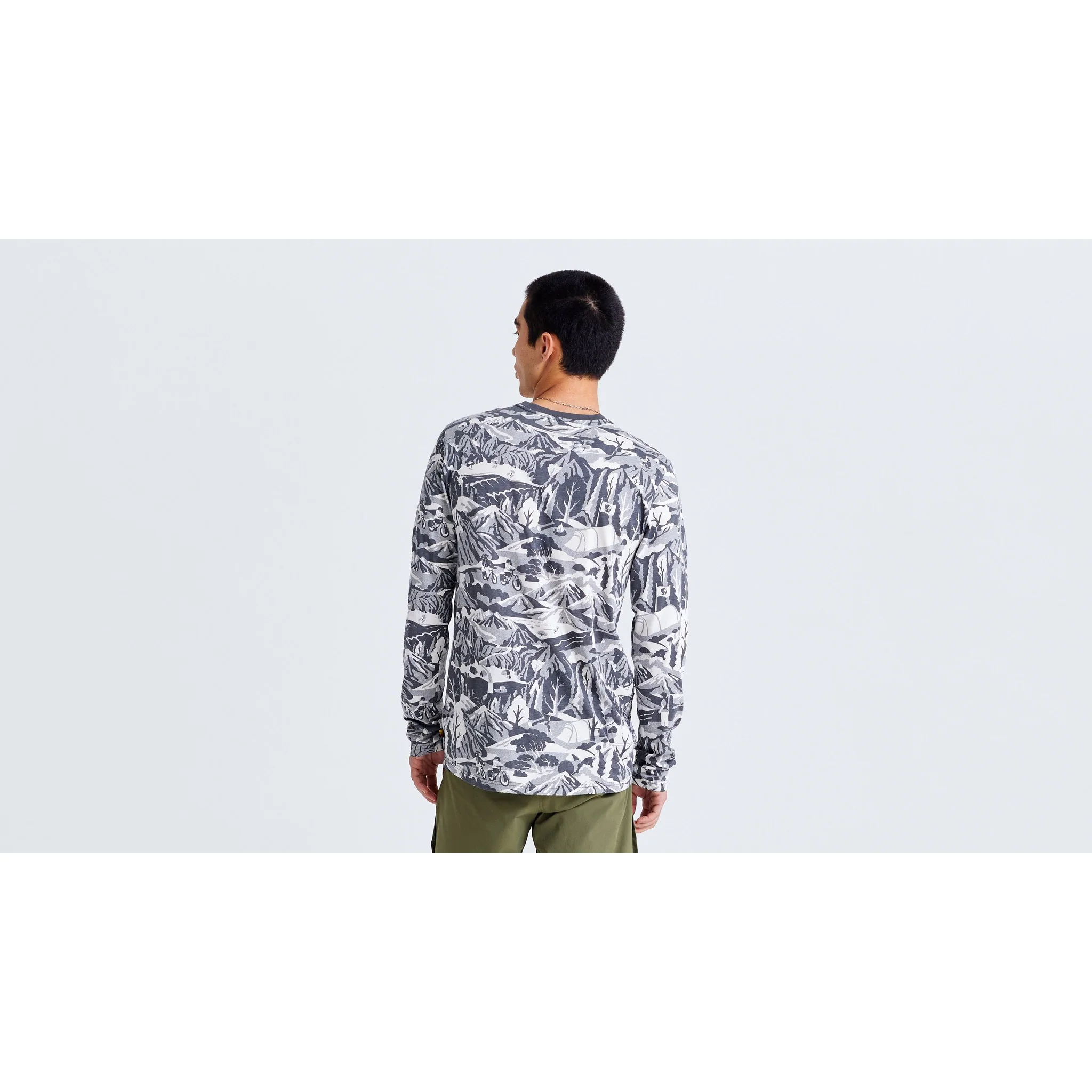 Men's Specialized/Fjällräven Cotton Caliswe Long Sleeve Tee - Image 4