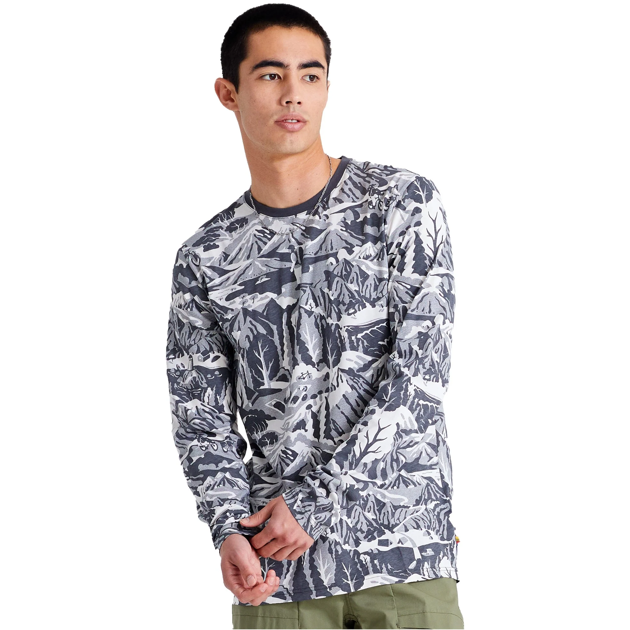 Men's Specialized/Fjällräven Cotton Caliswe Long Sleeve Tee - Image 5