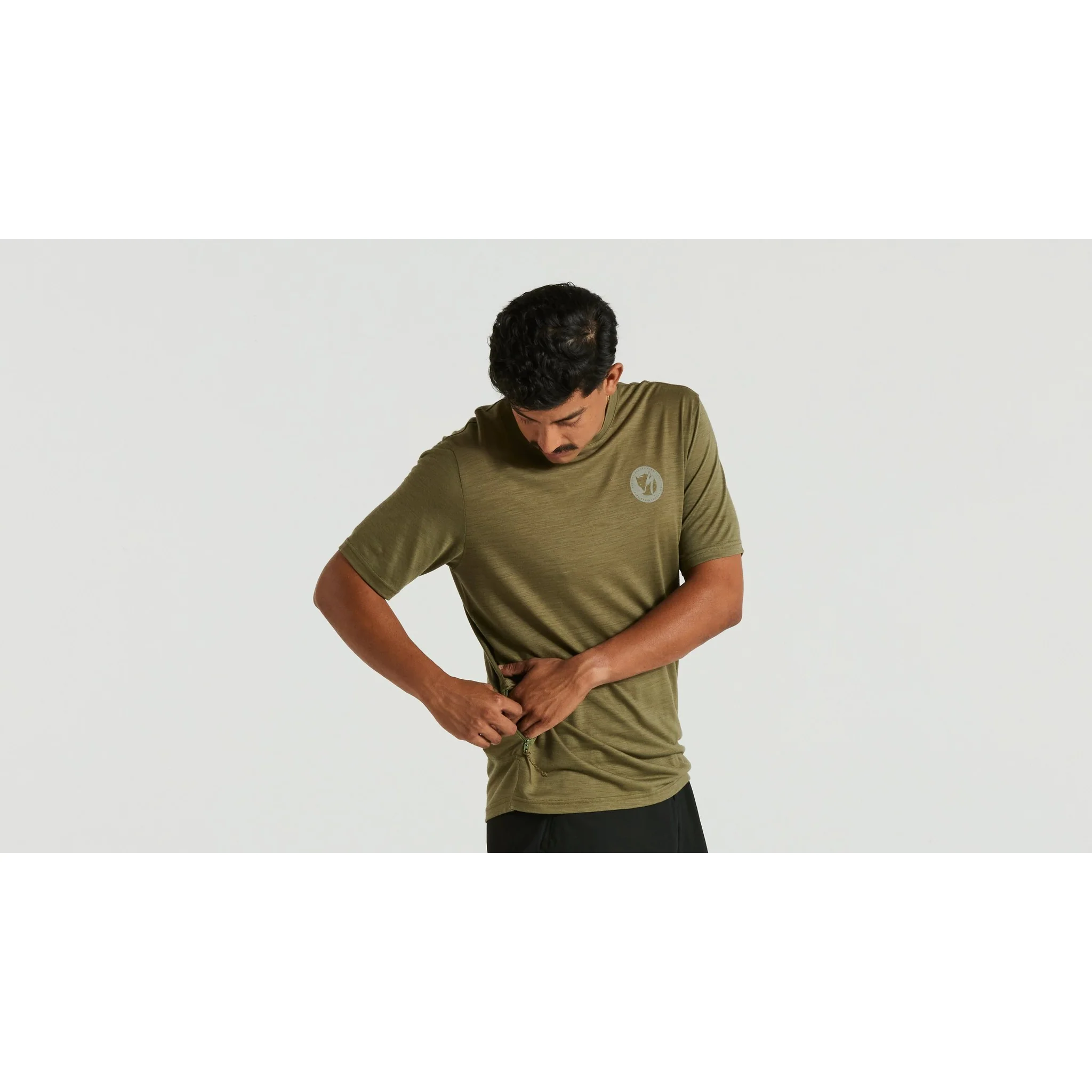 Men's Specialized/Fjällräven Wool Short Sleeve Tee - Image 2