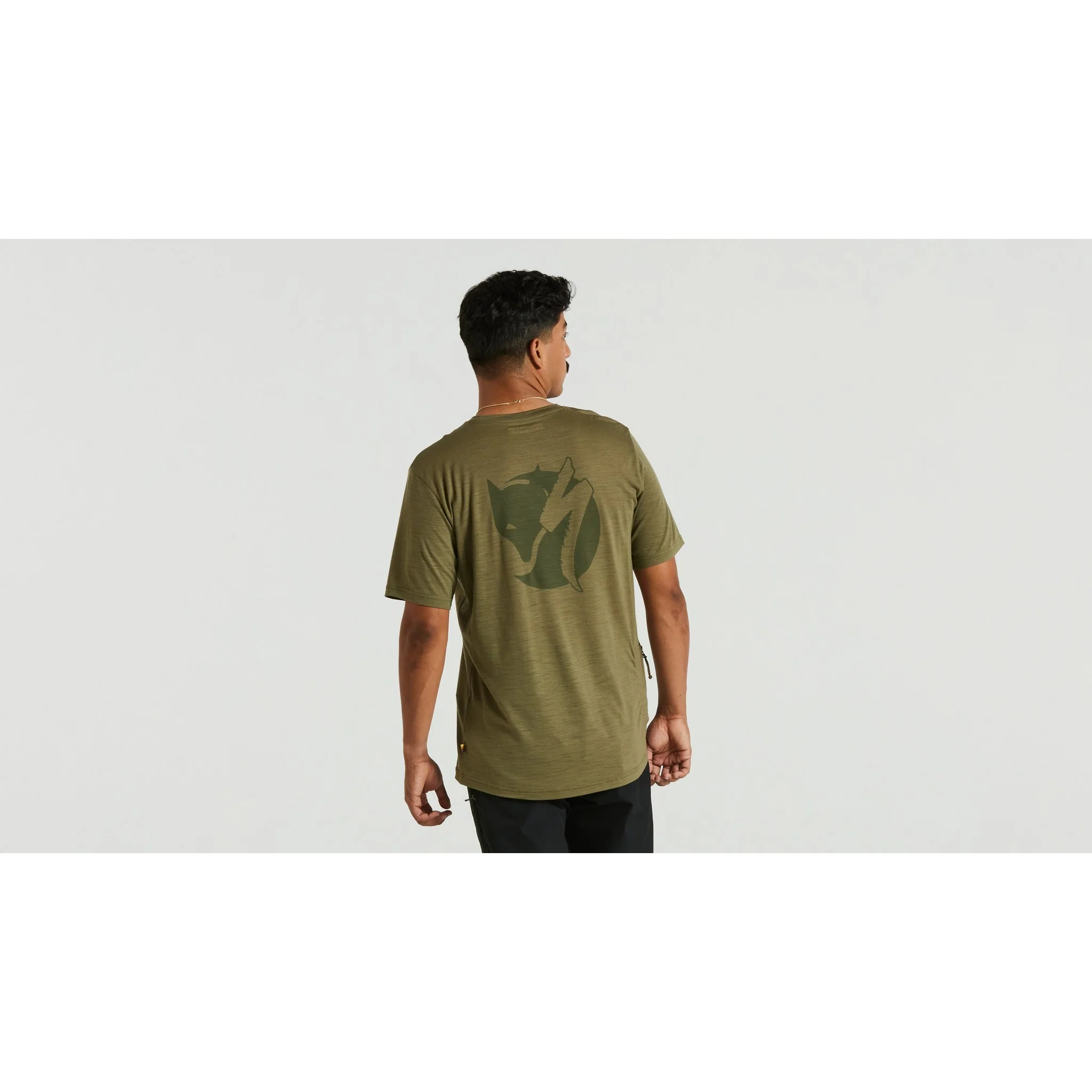 Men's Specialized/Fjällräven Wool Short Sleeve Tee - Image 3