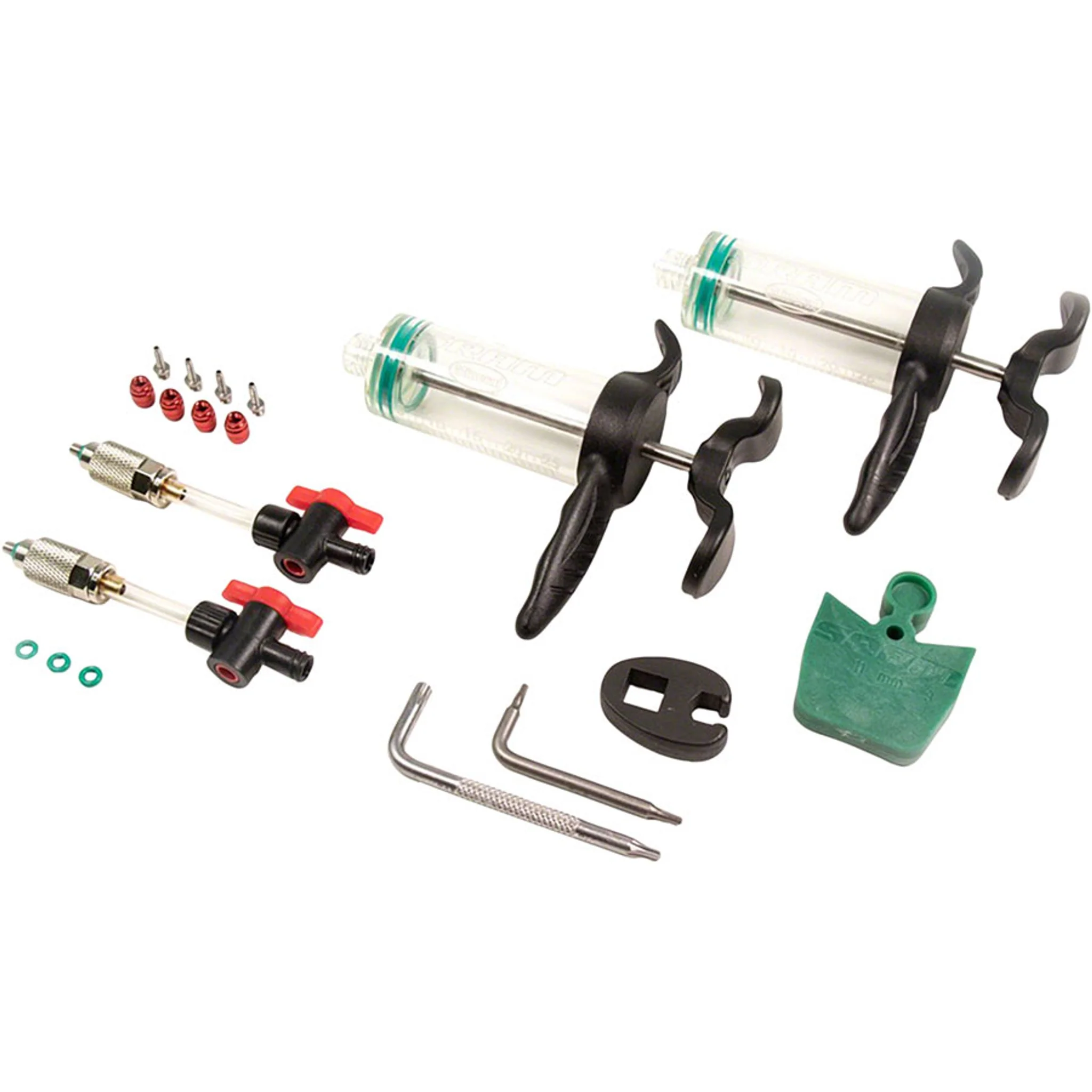 Motive Ultimate Stealth Expert Disc Brake Kit - Front/Rear Levers, Front/Rear Teal Splatter Calipers, Adapters, Rotors, Bleed Kit, A1 - Image 6