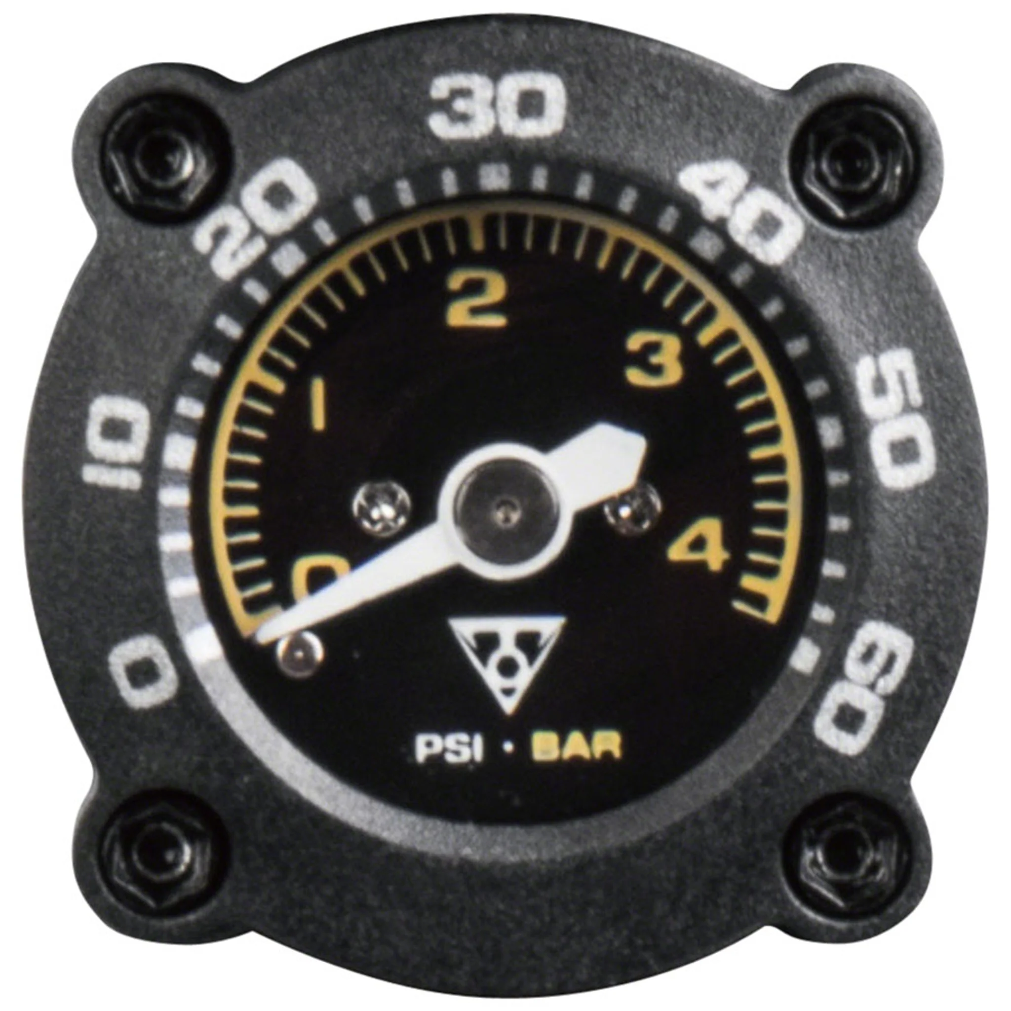 Mountain DA G Mini Pump, 60psi, With Gauge, Black - Image 2
