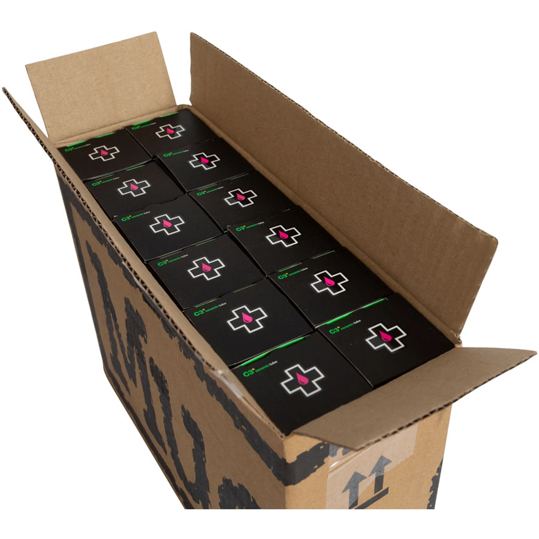 Muc-Off C3 Dry Ceramic Bike Chain Lube - 120ml, Drip, POP Box of 12