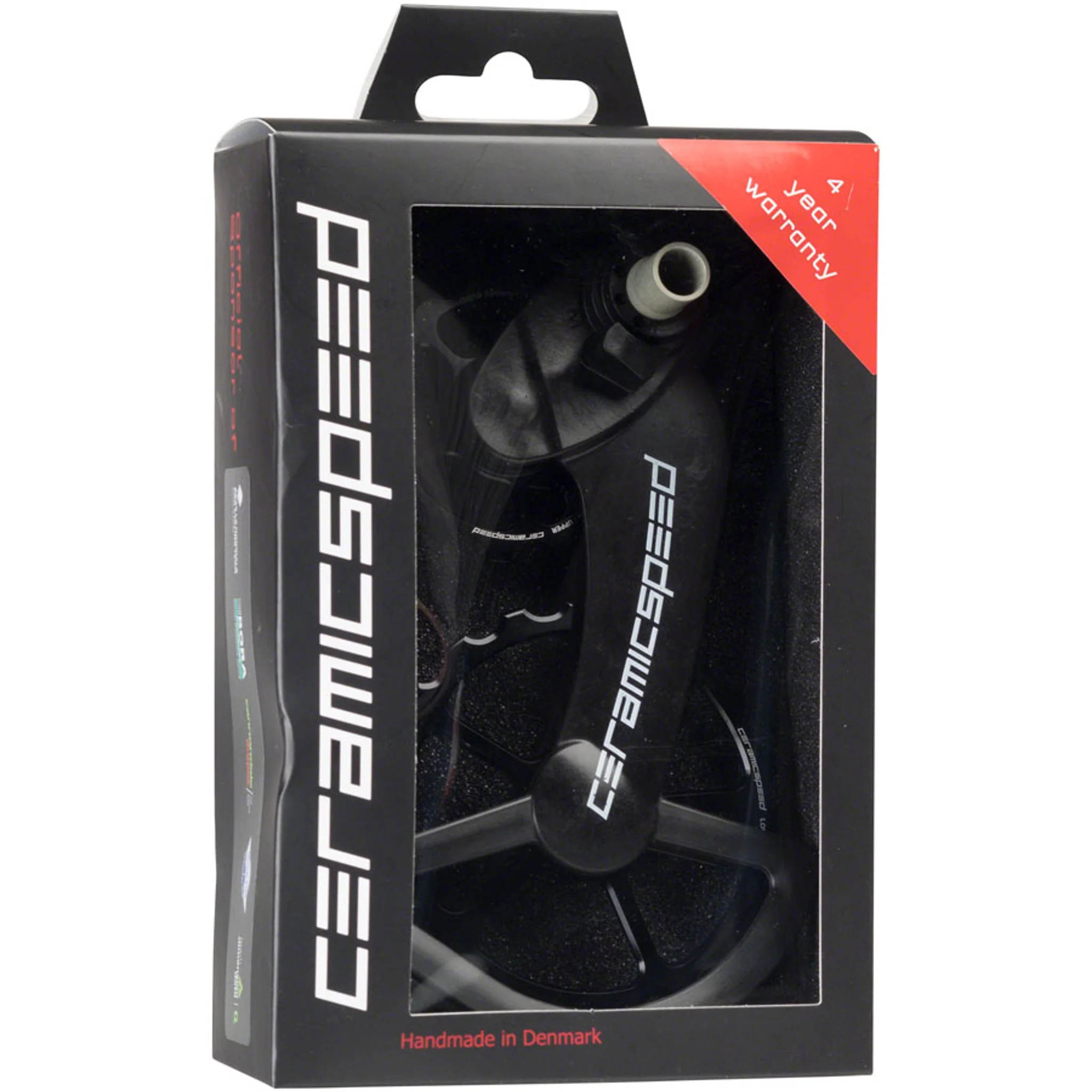 OSPW Pulley Wheel System for Campagnolo Derailleurs - Alloy Pulley, Carbon Cage, Black - Image 3