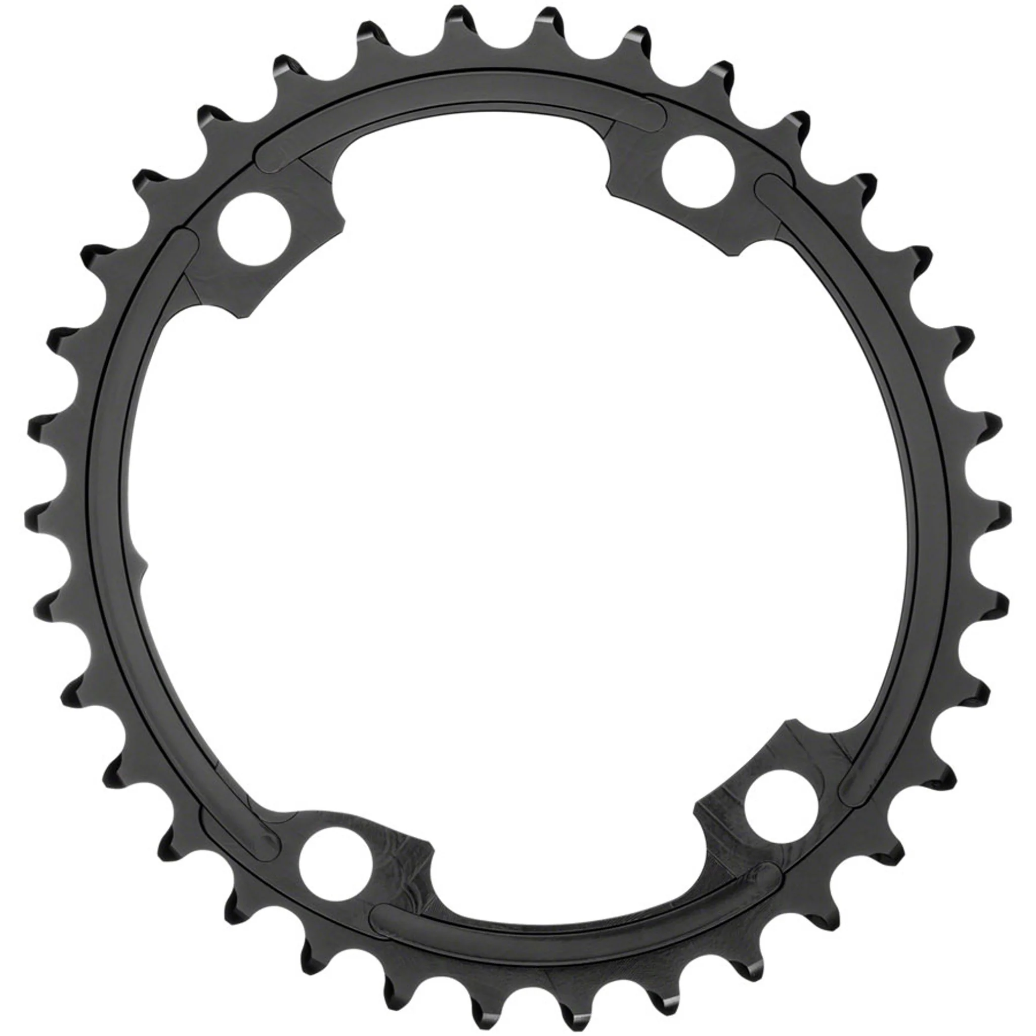 Premium Oval 110 BCD 4-Bolt Road Chainring for Shimano M9100/8000