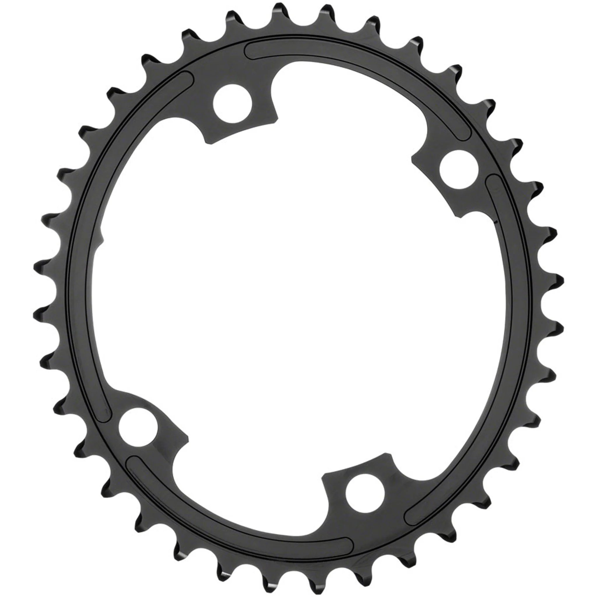 Premium Oval 110 BCD 4-Bolt Road Chainring for Shimano M9100/8000 - Image 2