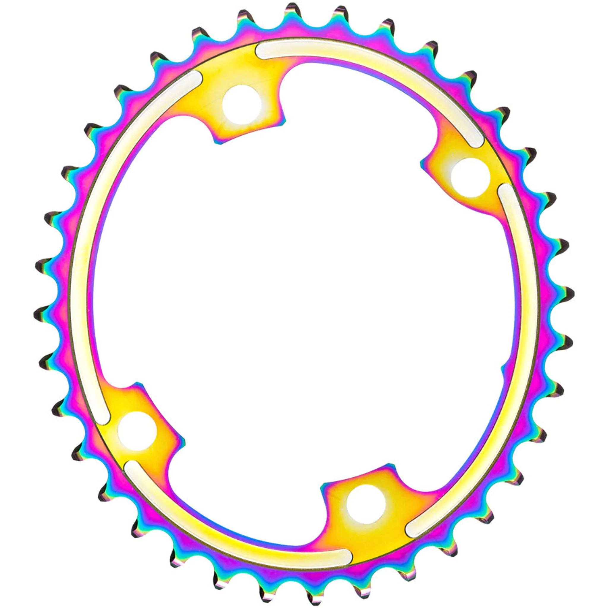 Premium Oval 110 BCD 4-Bolt Road Chainring for Shimano M9100/8000 - Image 6