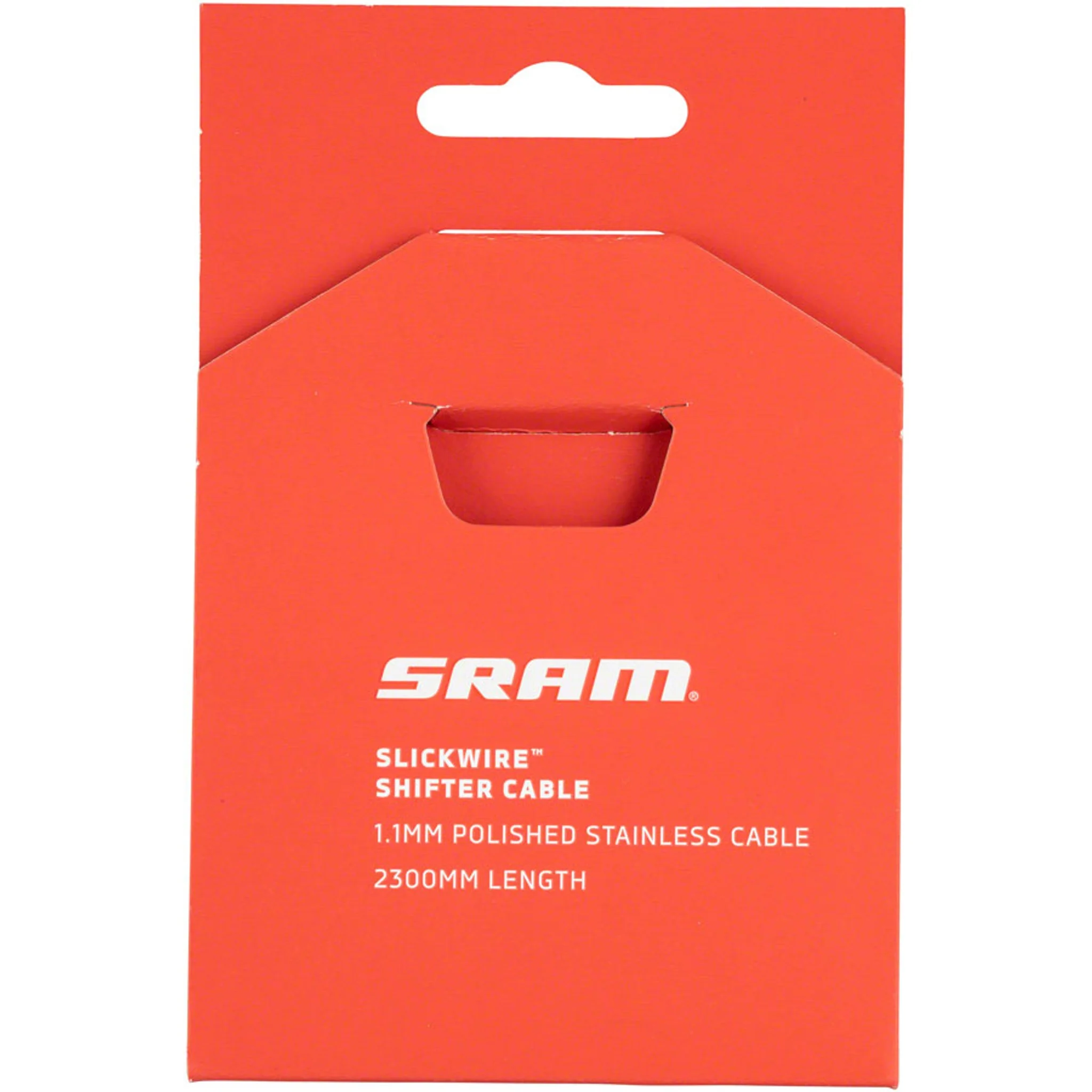 SlickWire Shift Cable - 1.1mm, 2300mm Length, Silver - Image 2