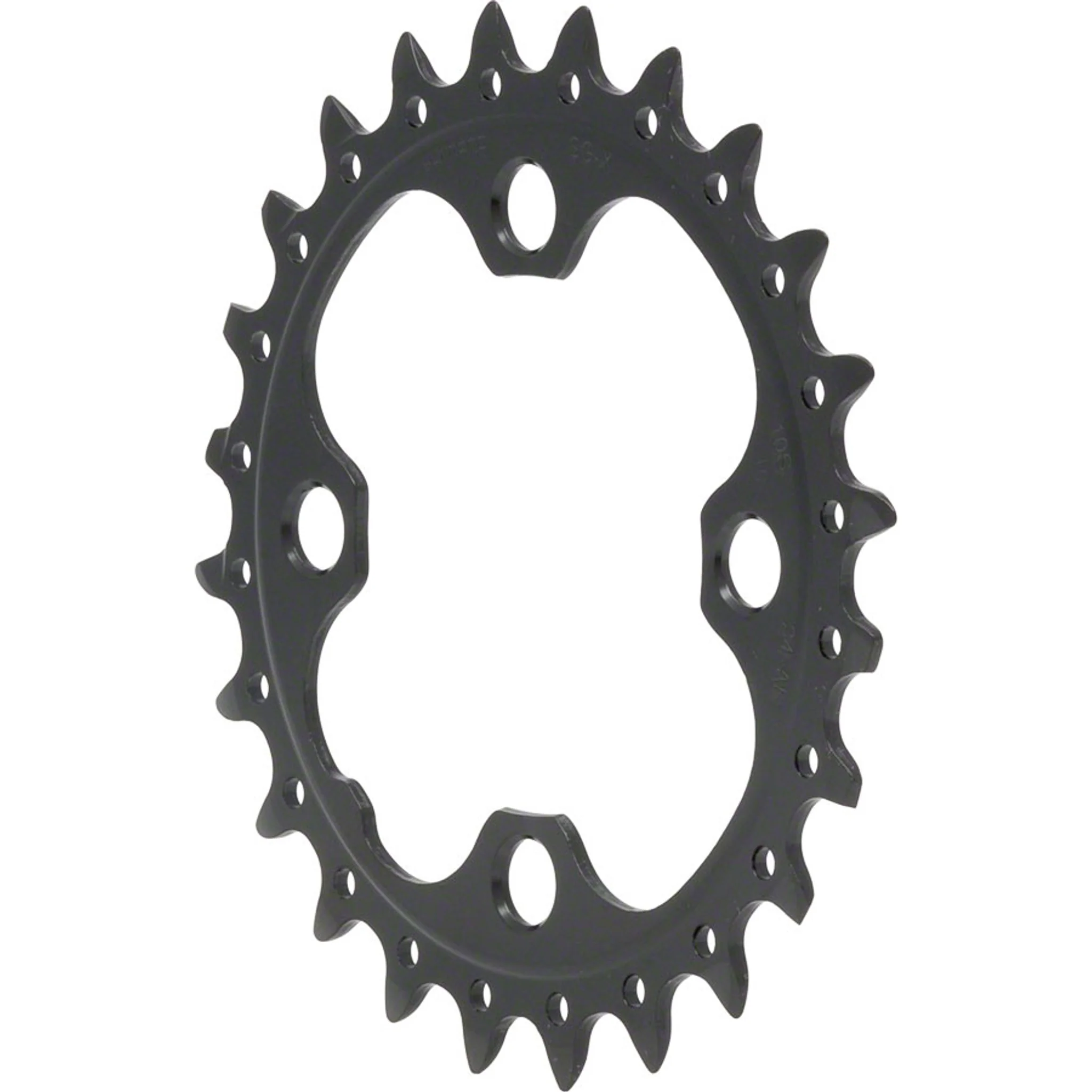 SLX M660-10, LX T671 24t 64mm 10-Speed Inner Chainring Black
