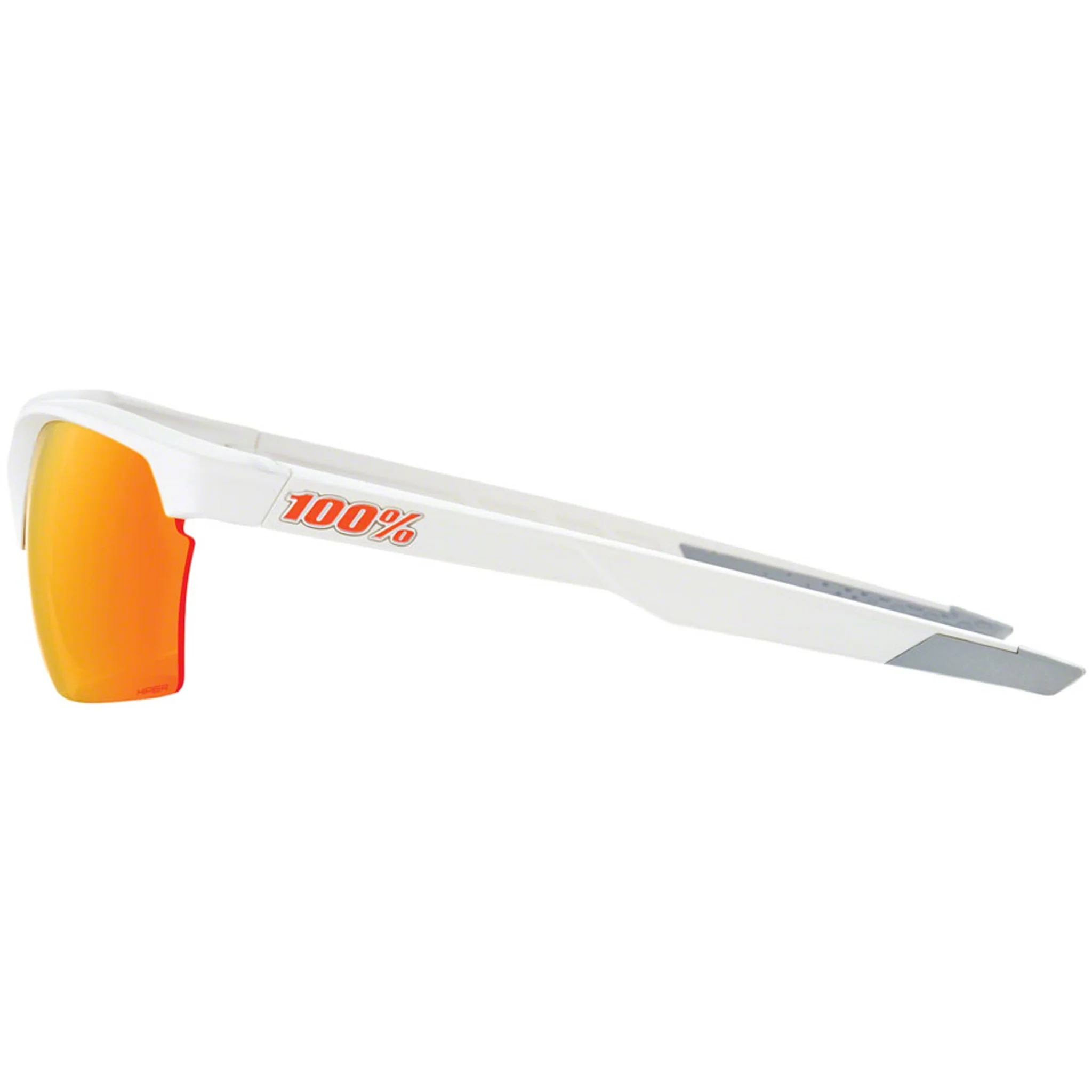 Sportcoupe Sunglasses - Soft Tact White, HiPER Red Multilayer Mirror Lens - Image 3
